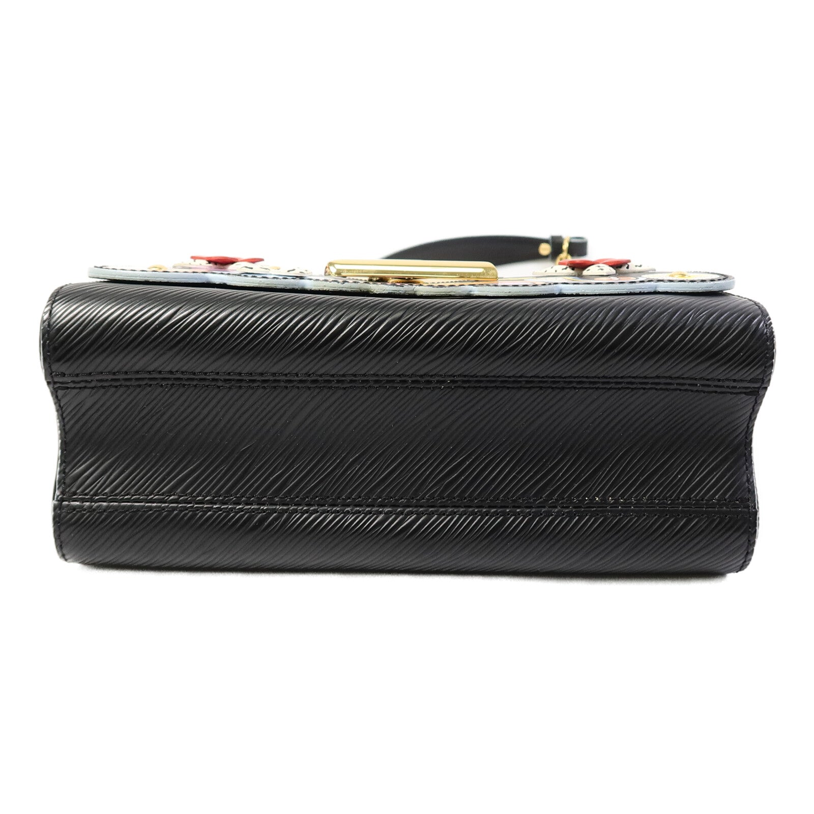 LOUIS VUITTON Epi Twist MM鏈帶手挽肩背兩用袋
