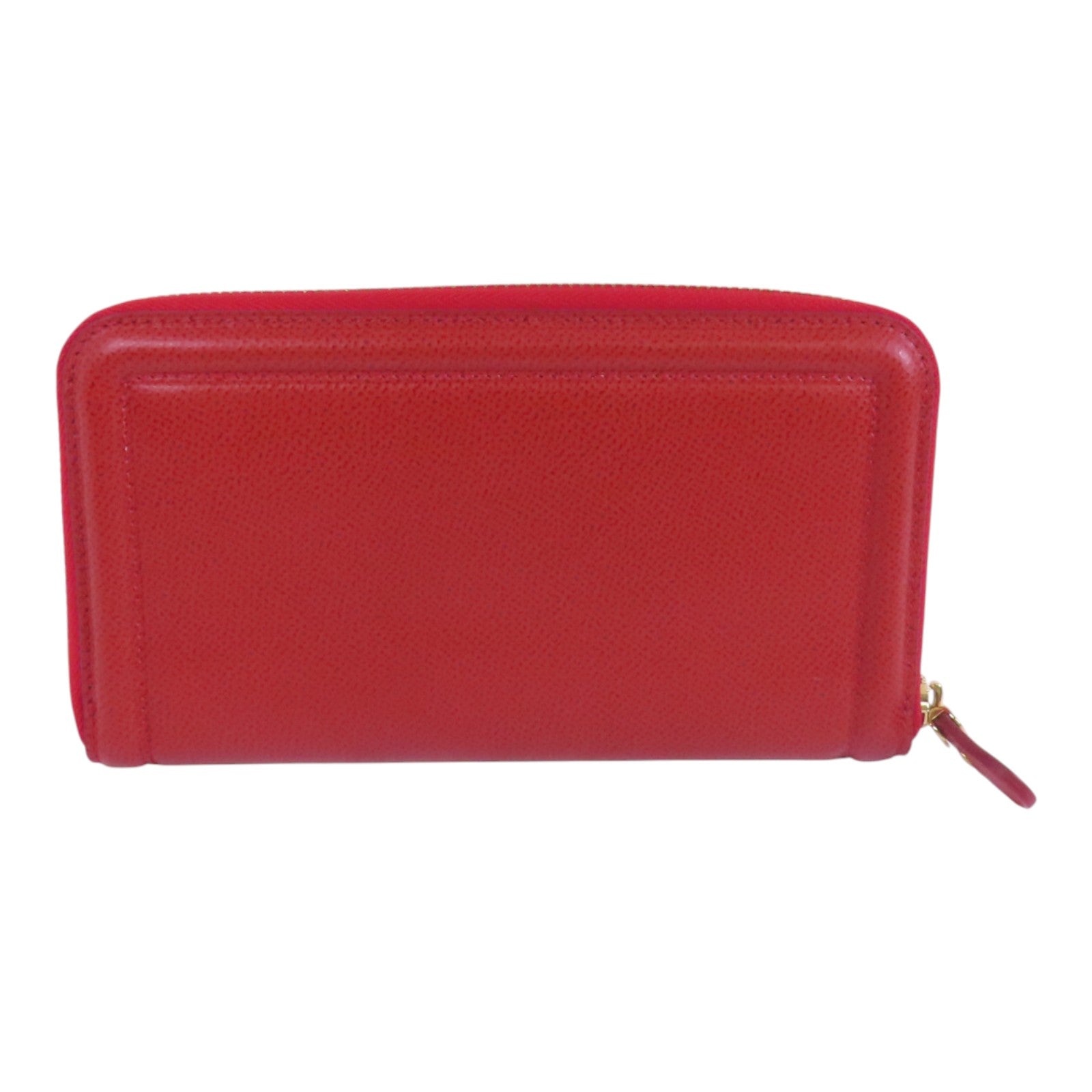 Salvatore Ferragamo 牛皮皮革Round Long Wallet金扣長錢包