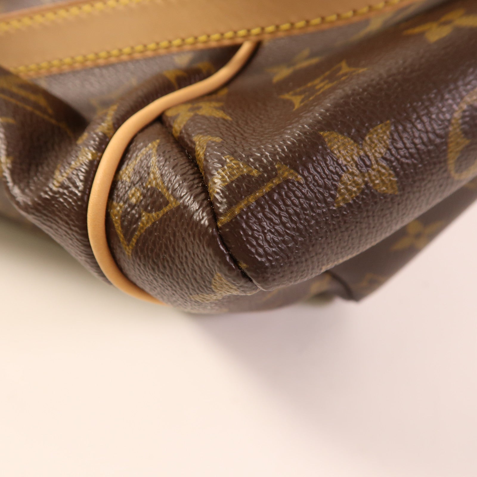 LOUIS VUITTON Monogram Totally MM金扣肩背袋棕色