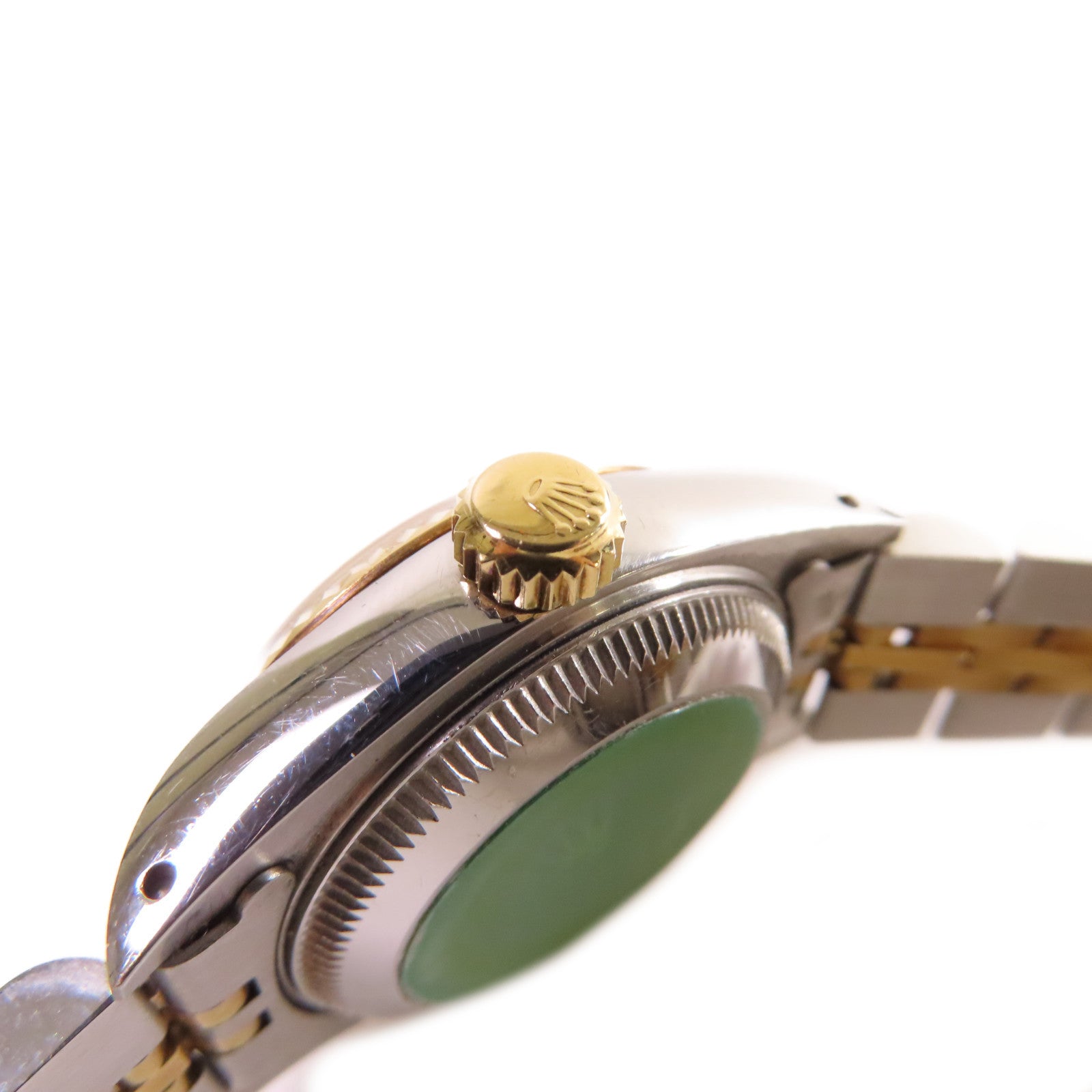 ROLEX 【激減優惠】Datejust 26mm Watch鑽石/18K黃金/不鏽鋼自動機芯手錶金色