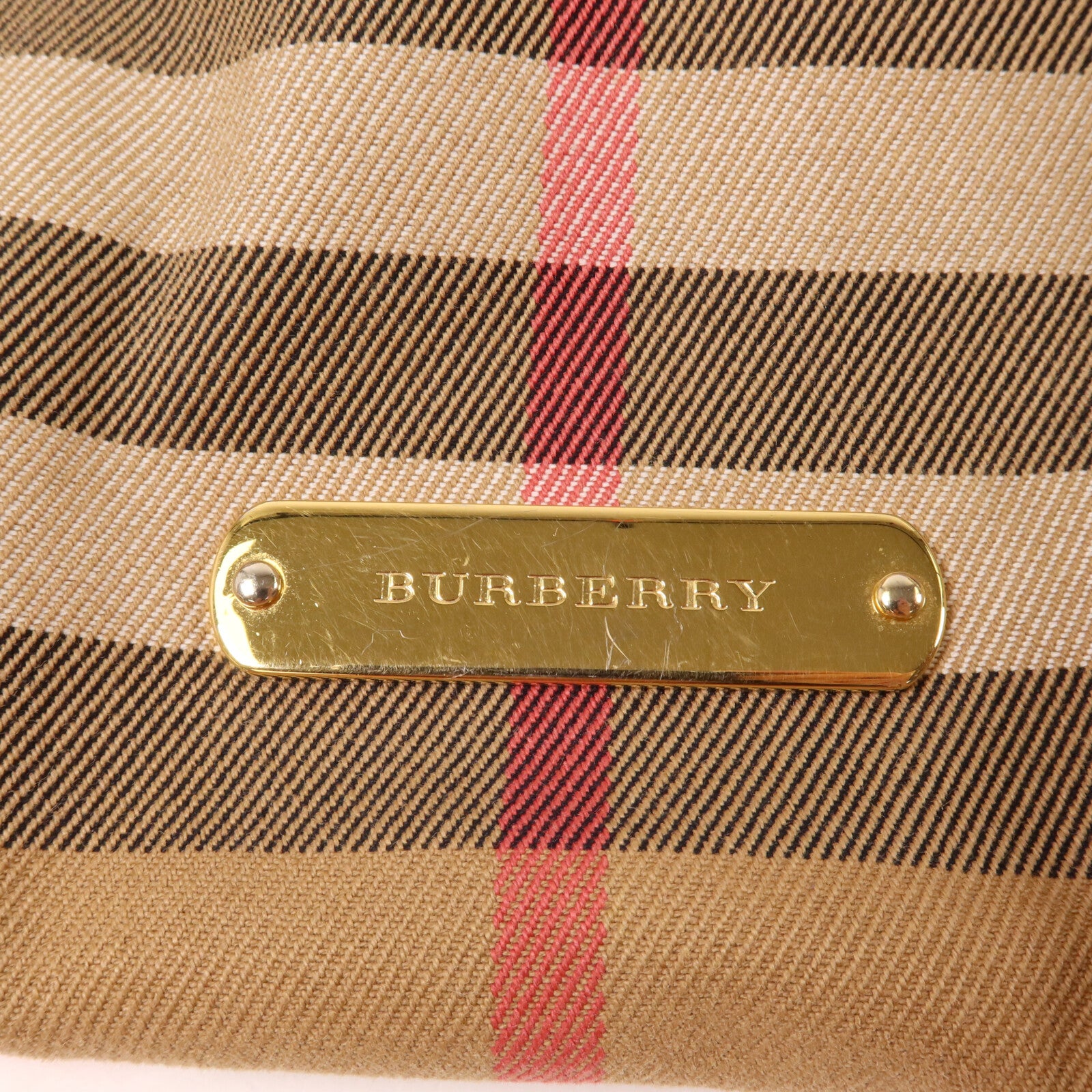 BURBERRY 帆布Shoulder Bag肩背袋