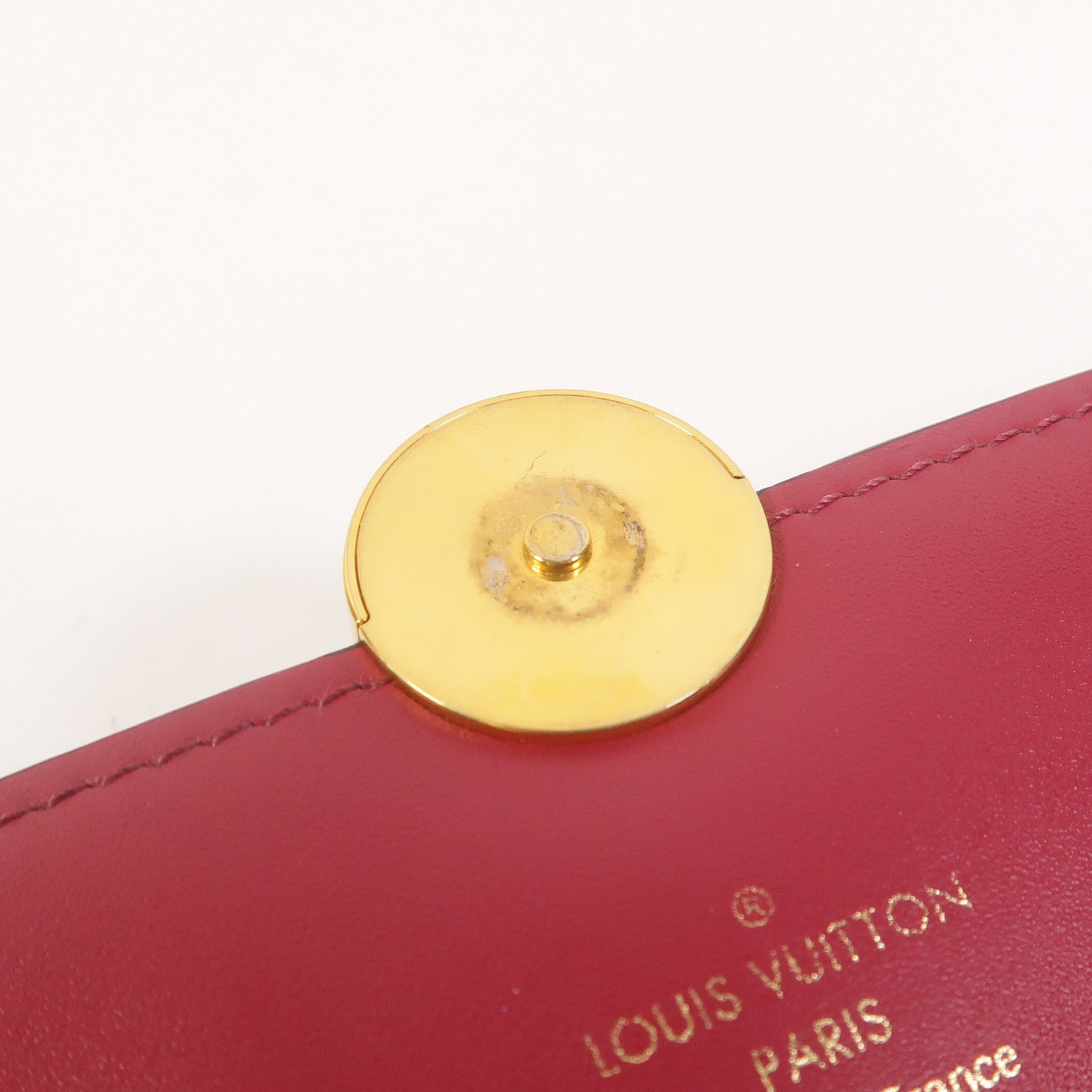 LOUIS VUITTON Monogram Portefeuille Flore鏈帶肩背袋