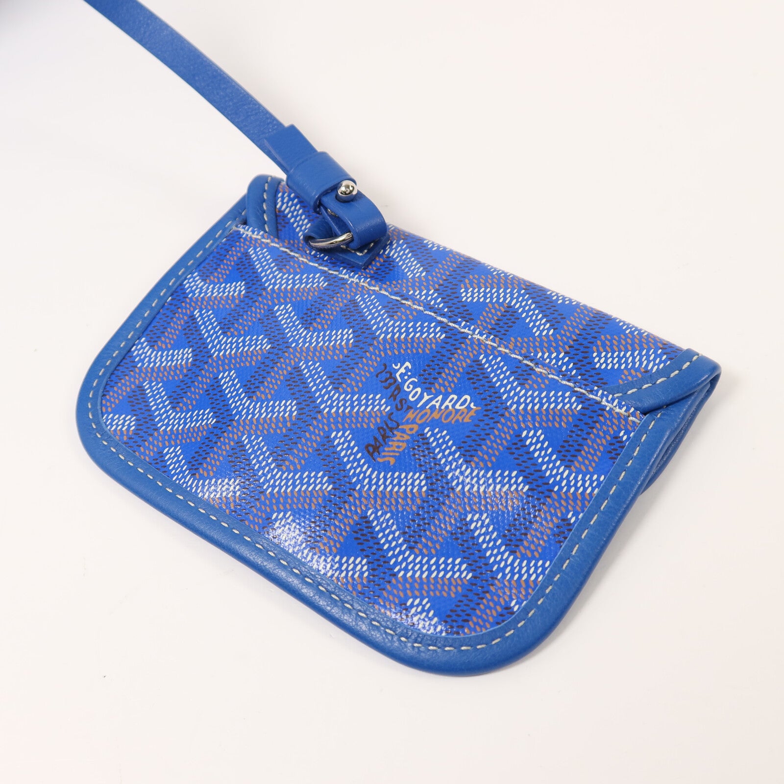 GOYARD 塗層帆布Anjou Mini銀扣手挽袋