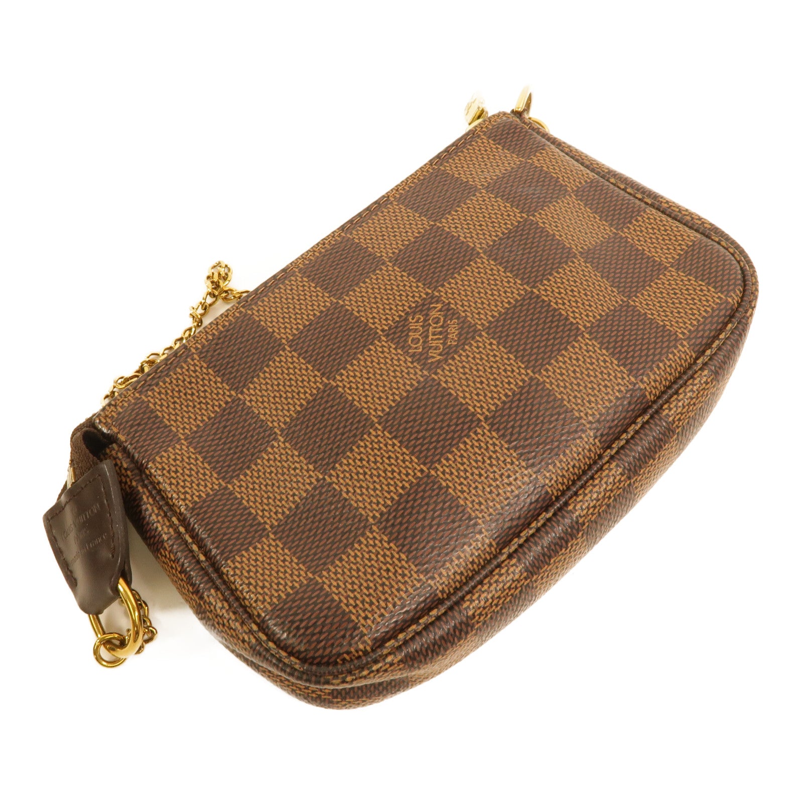 LOUIS VUITTON Damier Mini Pochette Accessoires手挽袋