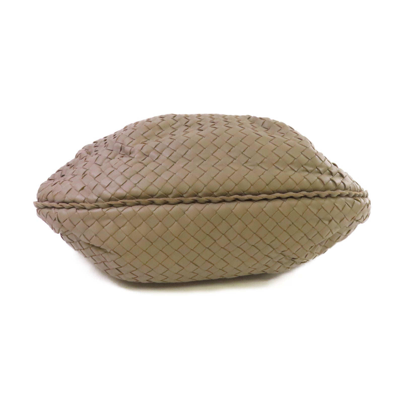 BOTTEGA VENETA 織紋皮革Shoulder Bag肩背袋灰色