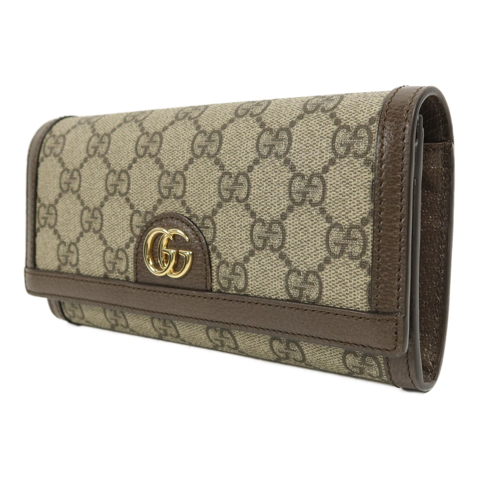 GUCCI 塗層帆布Ophidia Wallet With Chain鏈帶肩背袋
