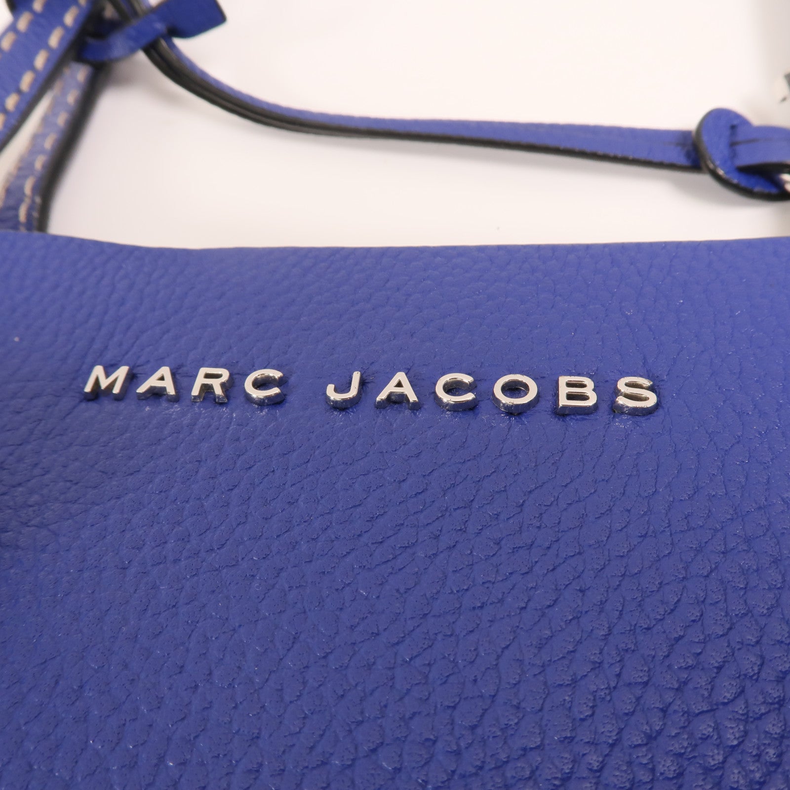 MARC JACOBS 牛皮皮革Shoulder Tote銀扣肩背袋