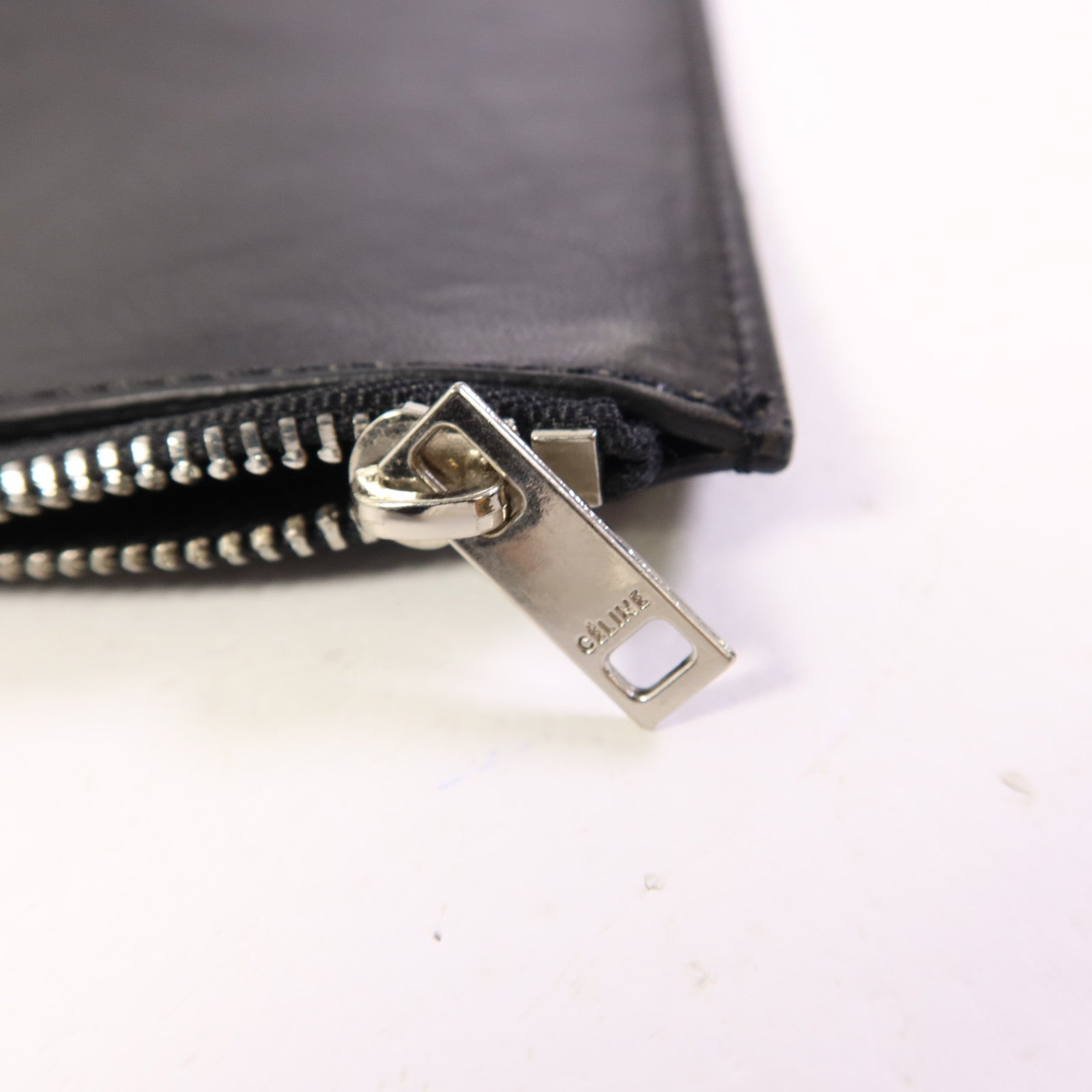 CELINE 牛皮皮革Tote Bag銀扣手挽袋