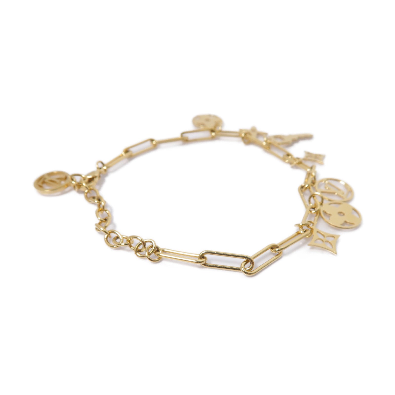 LOUIS VUITTON 金屬Bracelet手鏈金色