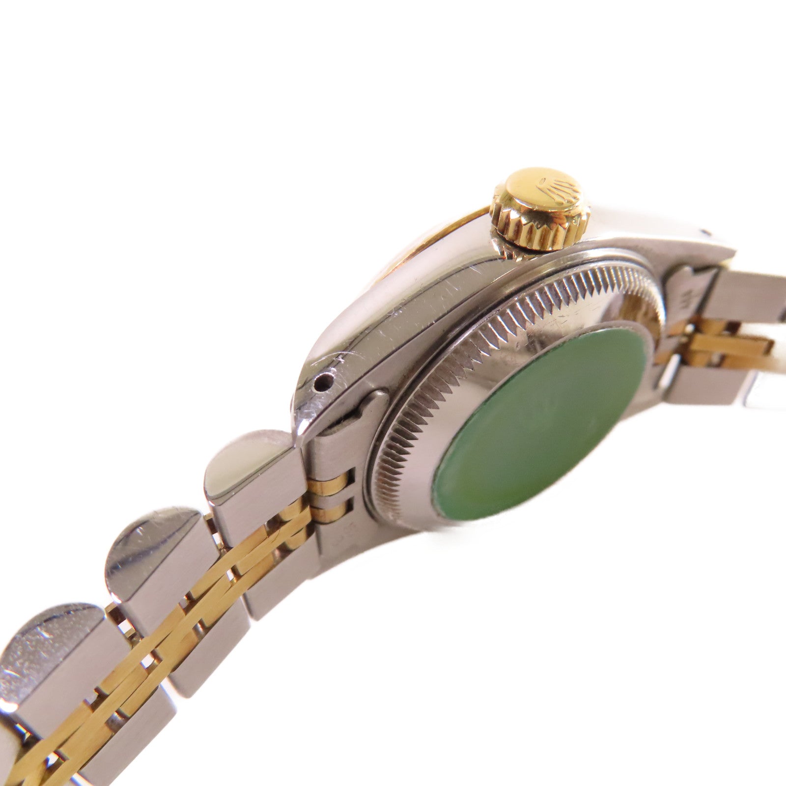ROLEX 【激減優惠】Datejust 26mm Watch鑽石/18K黃金/不鏽鋼自動機芯手錶金色
