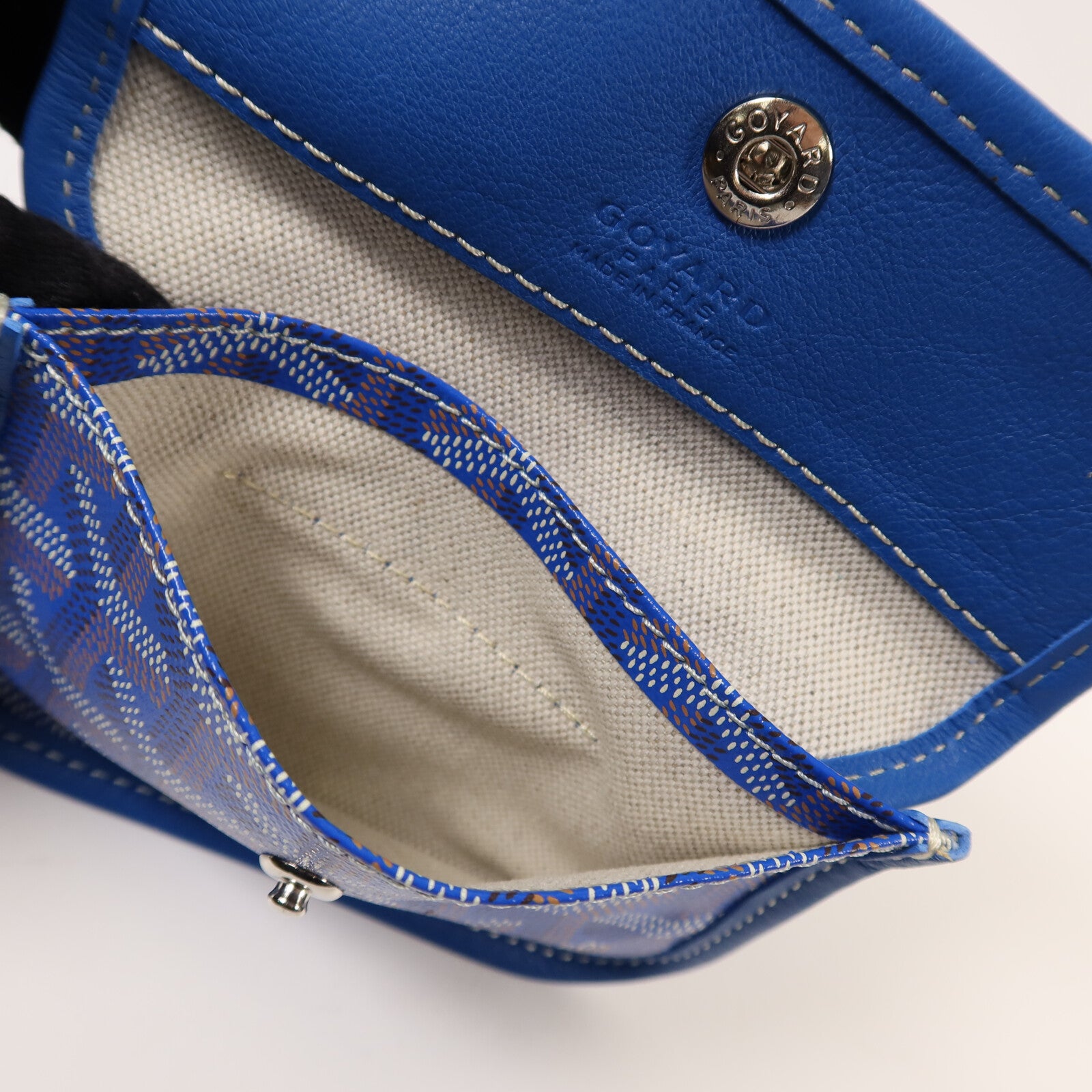 GOYARD 塗層帆布Anjou Mini銀扣手挽袋