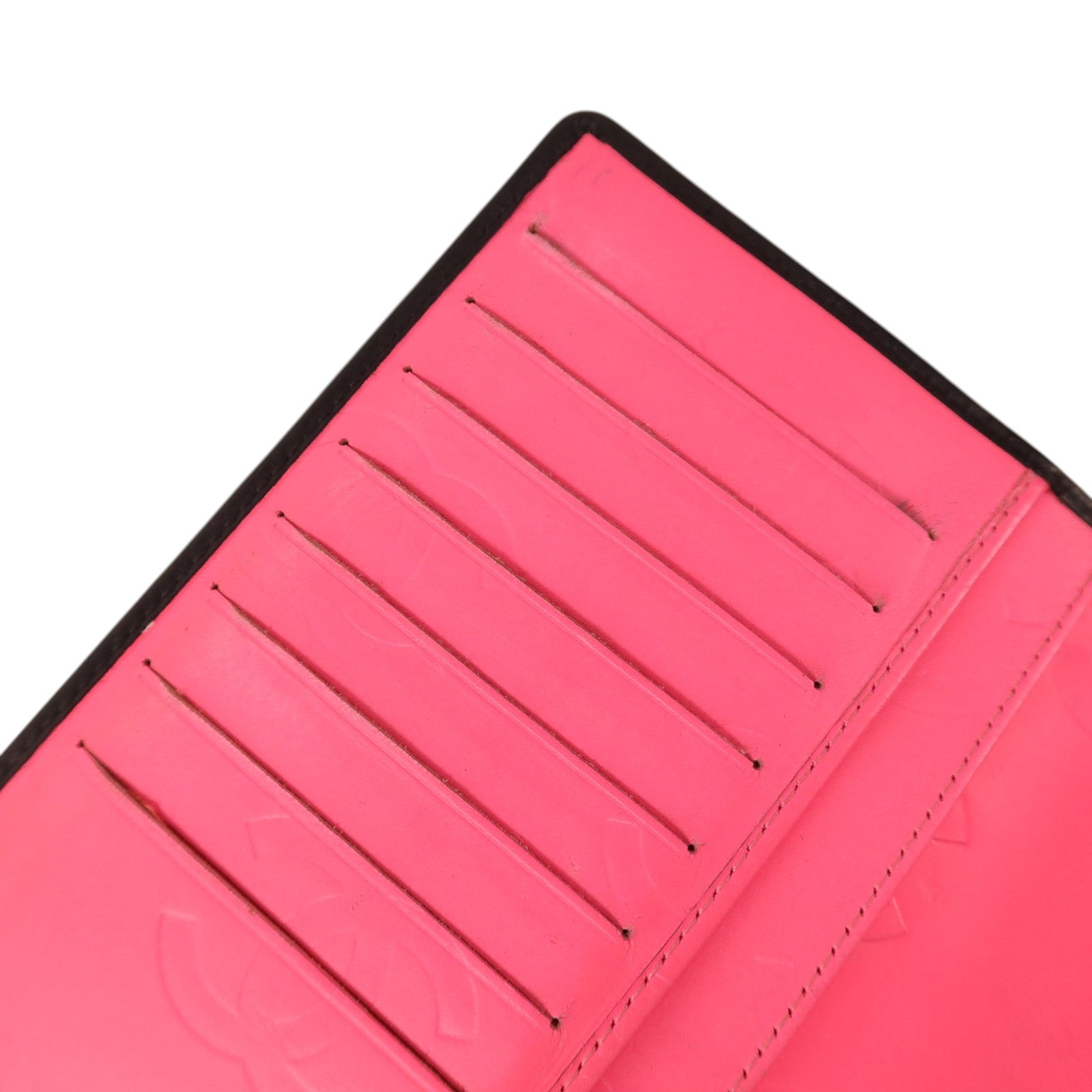 CHANEL 牛皮皮革Cambon Long Wallet銀扣長錢包