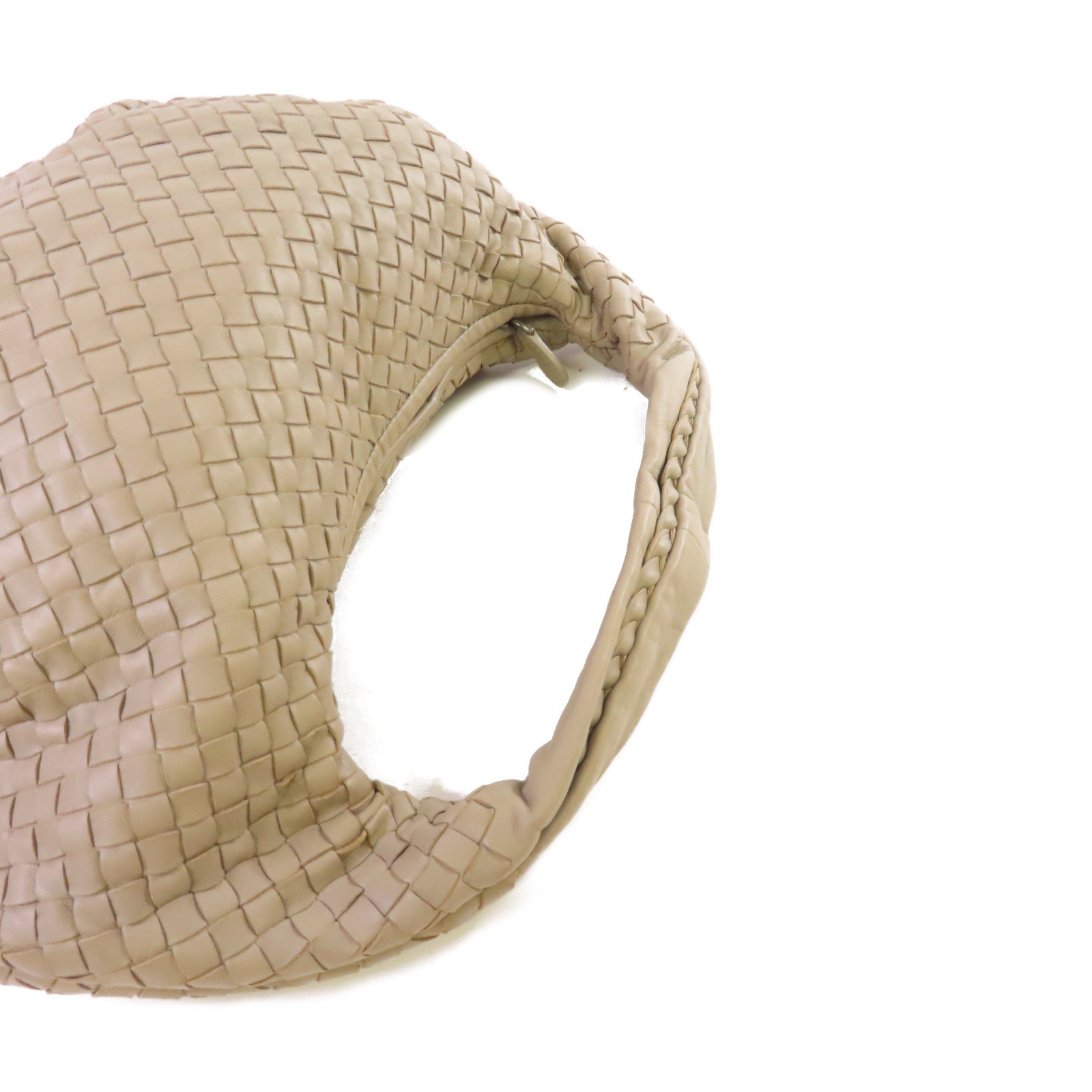 BOTTEGA VENETA 織紋皮革Shoulder Bag肩背袋灰色
