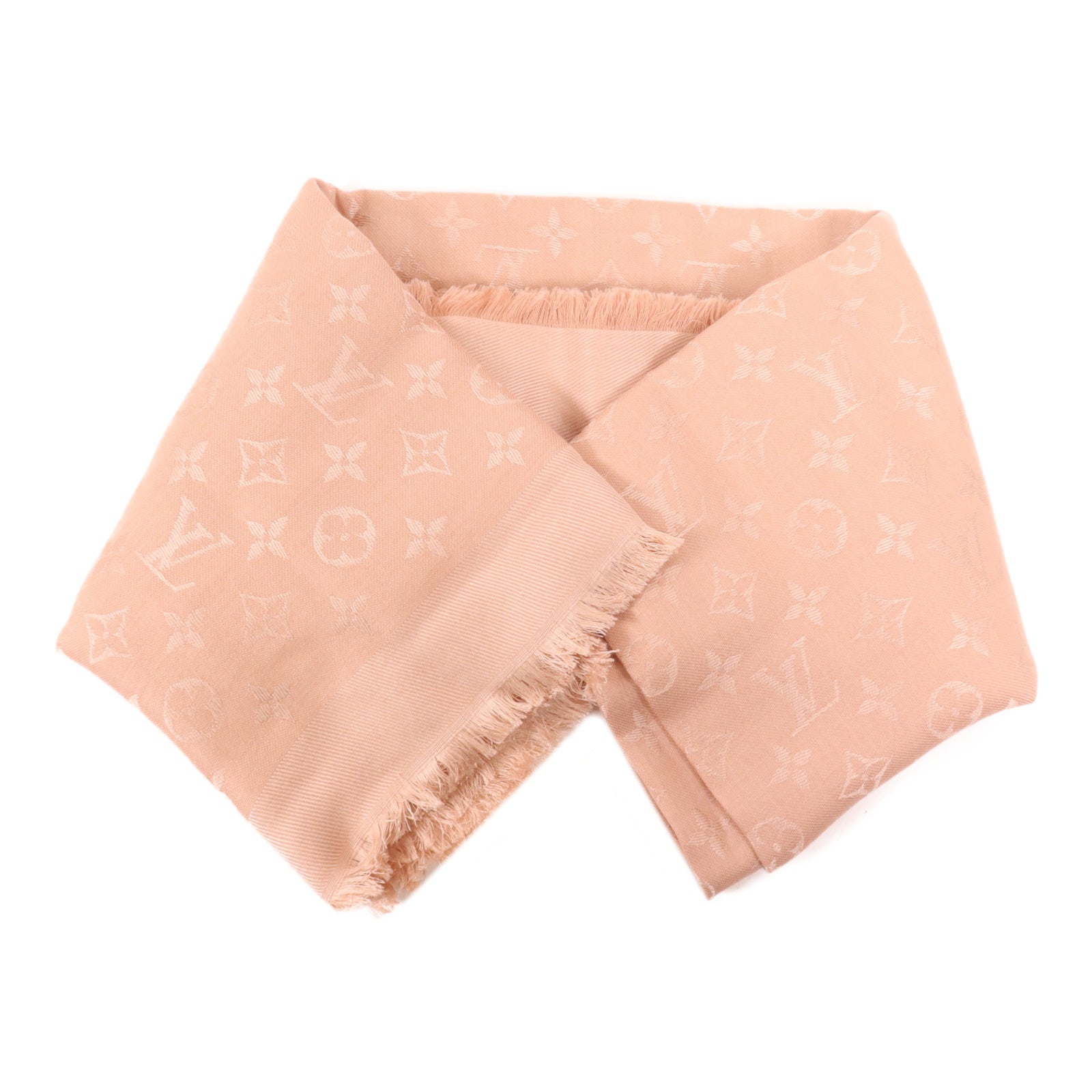 LOUIS VUITTON 絲質/羊毛Scarf圍巾