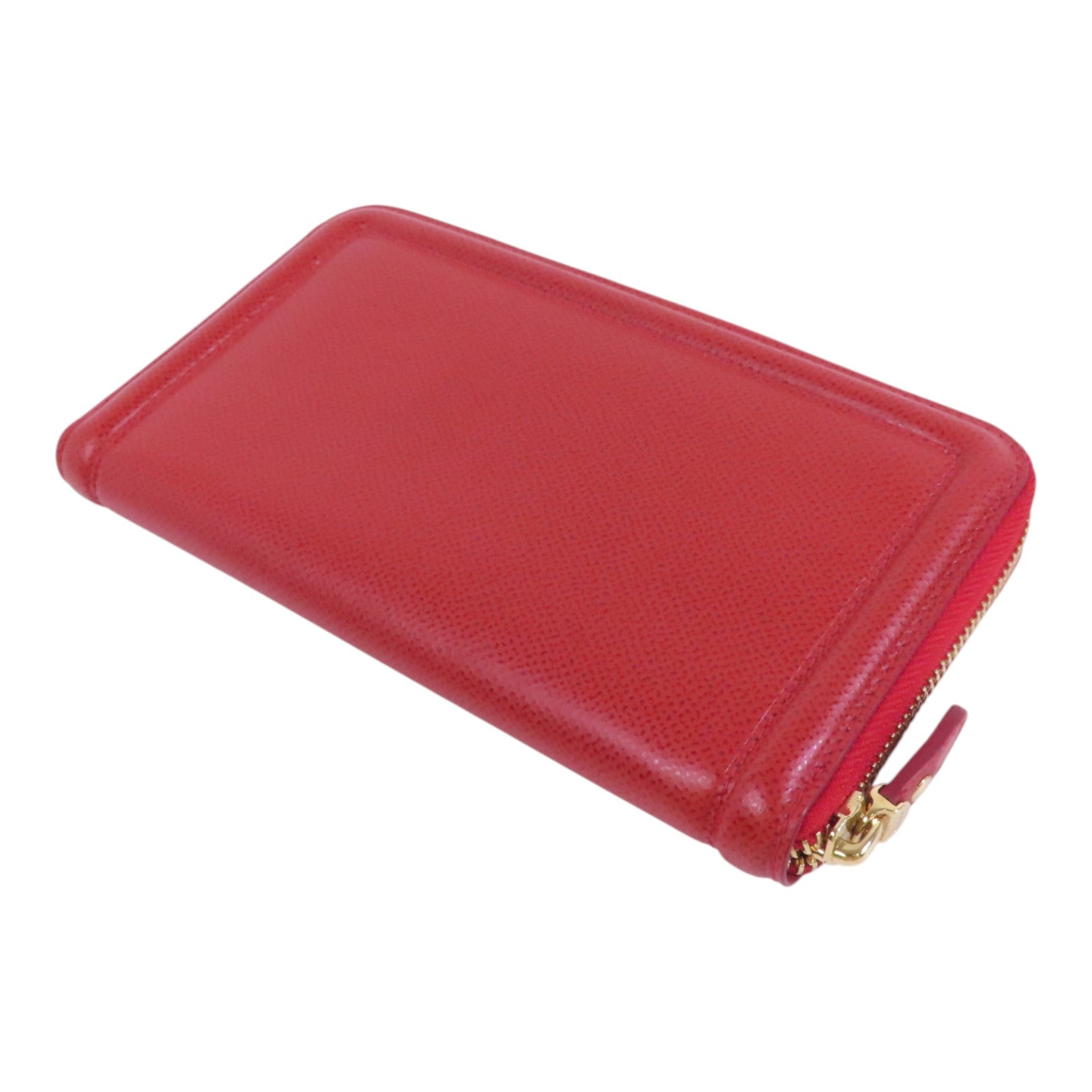 Salvatore Ferragamo 牛皮皮革Round Long Wallet金扣長錢包