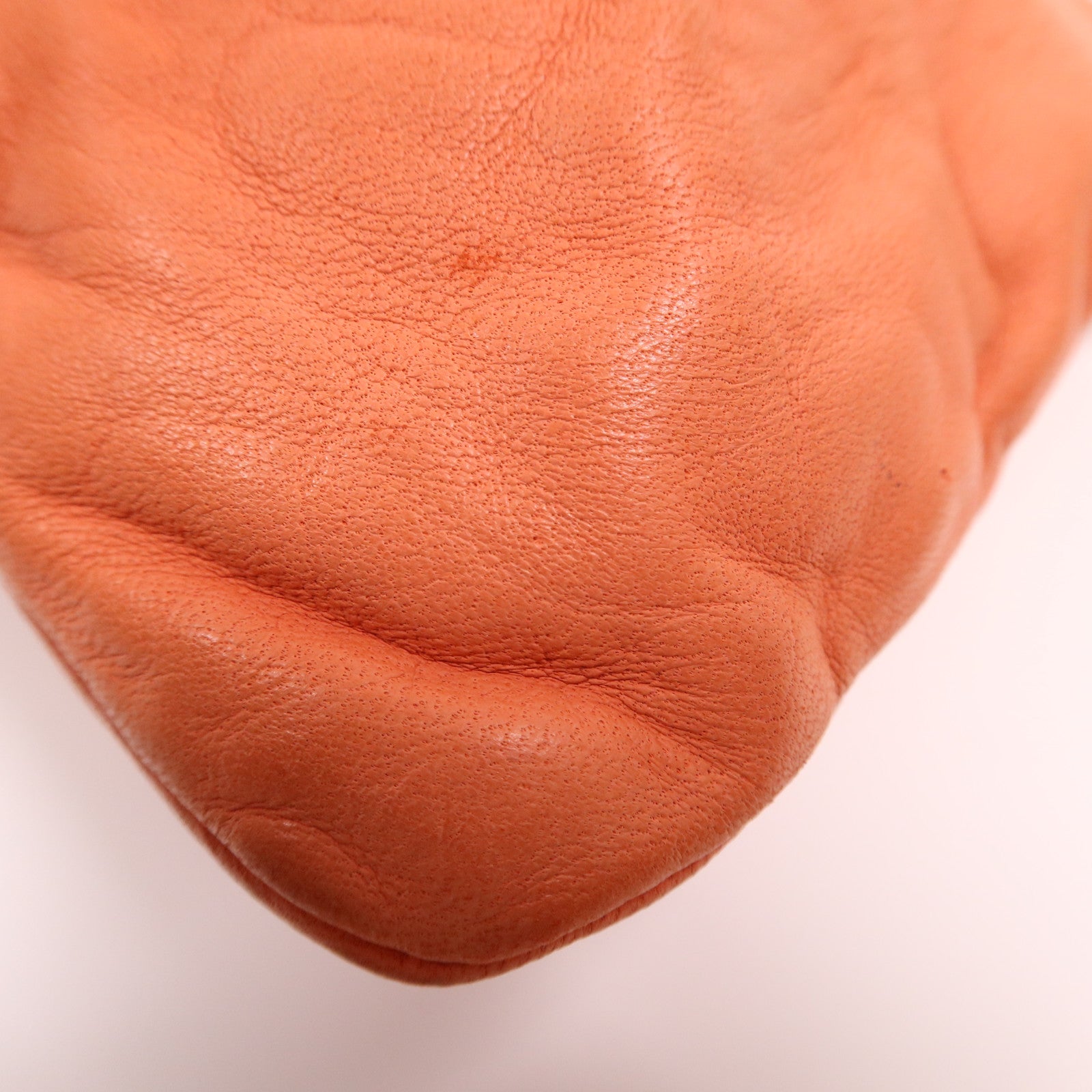 Chloe 羊皮皮革Pouch金扣手拿包