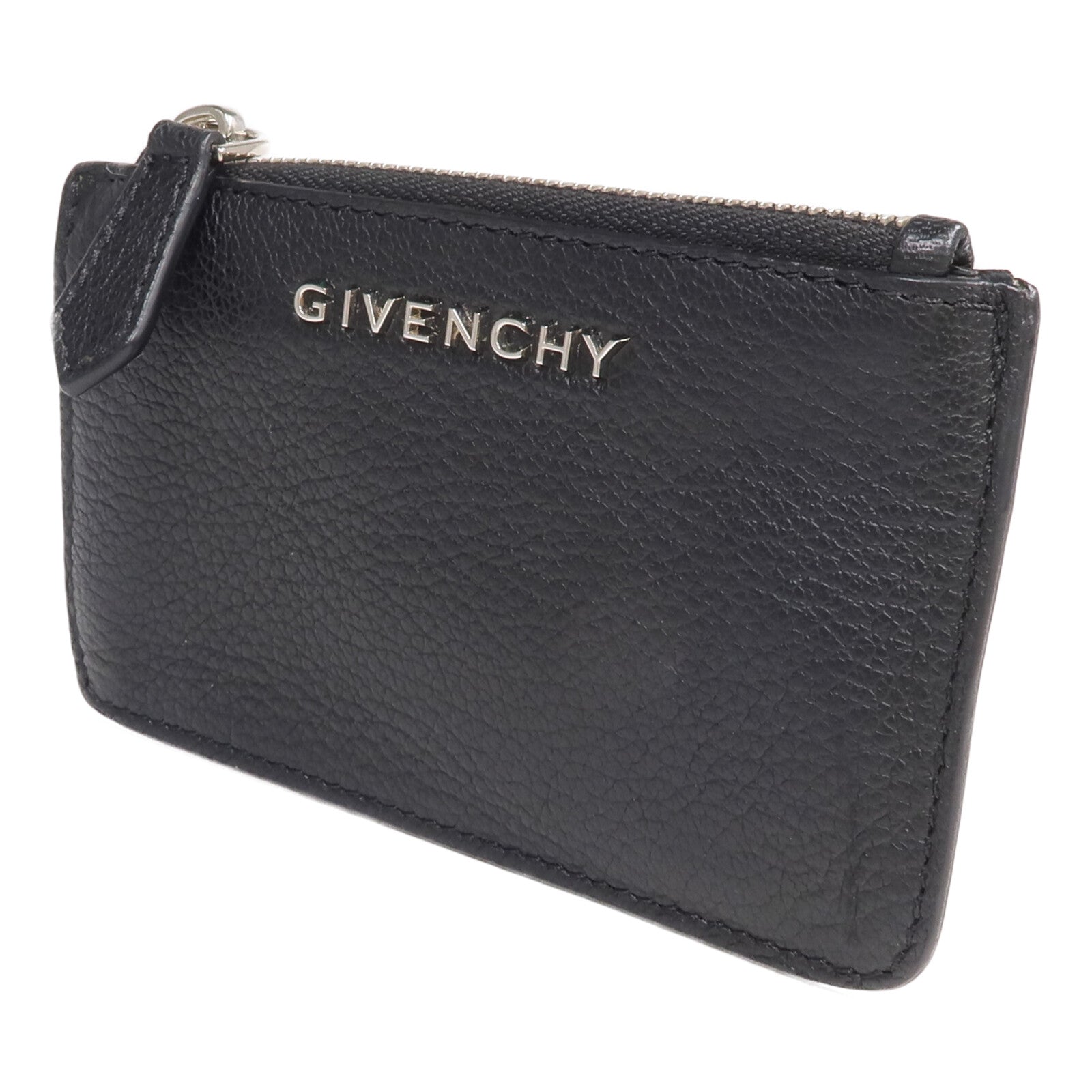 GIVENCHY 【激減優惠】牛皮皮革Pandora Key Pouch銀扣鎖匙包