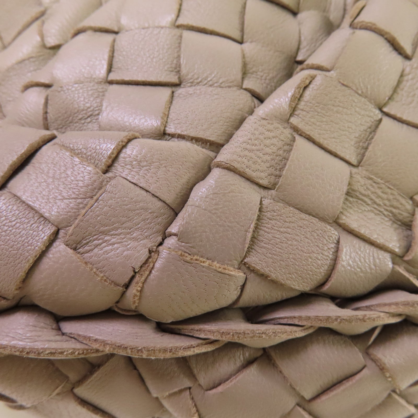 BOTTEGA VENETA 織紋皮革Shoulder Bag肩背袋灰色