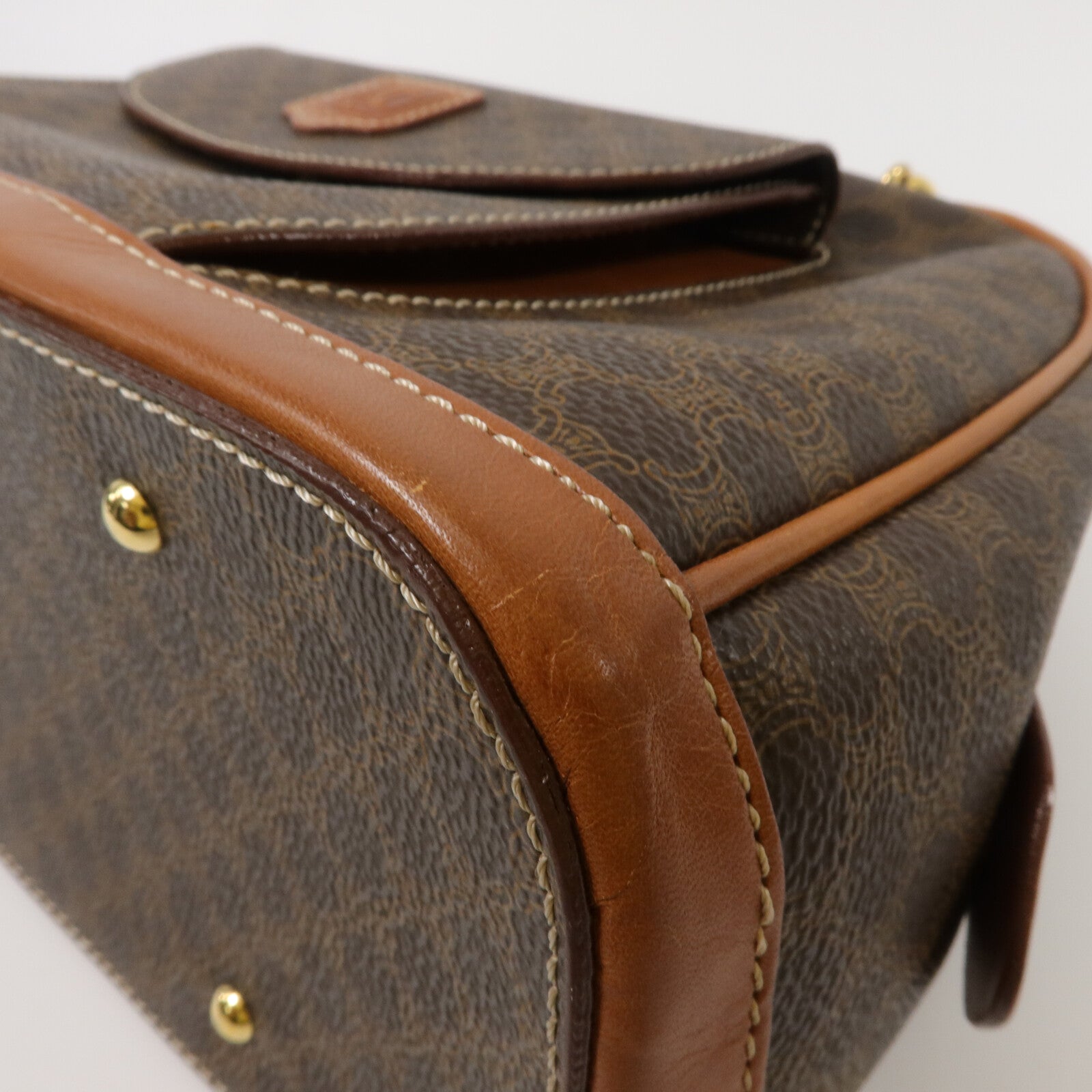 CELINE 塗層帆布Macadam Vintage Hand Bag手挽袋