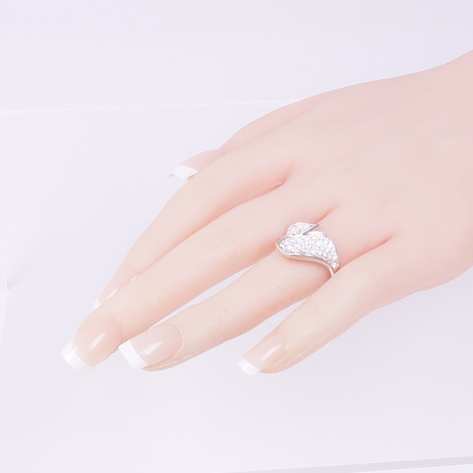 JEWELRY 【激減優惠】18K白金Diamond Ring鑽石戒指US#7.25