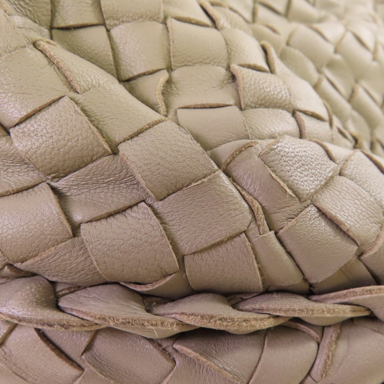 BOTTEGA VENETA 織紋皮革Shoulder Bag肩背袋灰色