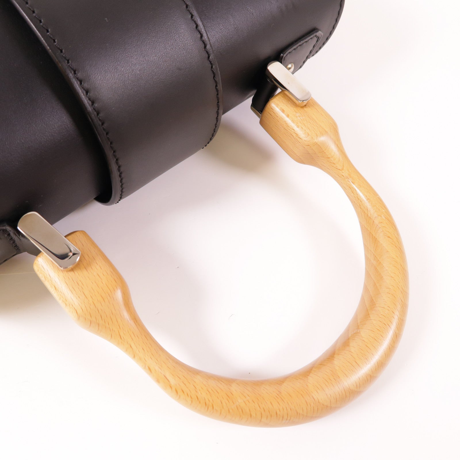 GOYARD 塗層帆布/皮革Saigon PM銀扣手挽袋