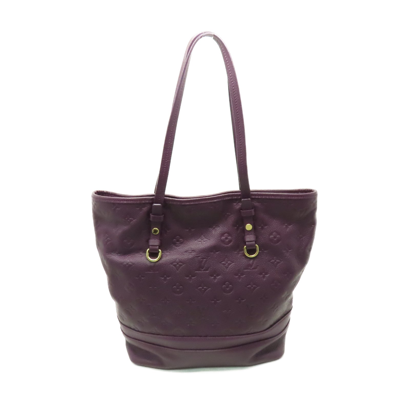 LOUIS VUITTON 【激減優惠】Monogram Empreinte Citadine PM Shoulder Bag金扣肩背袋紫色