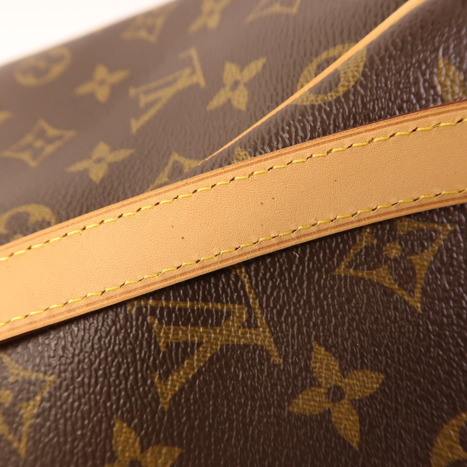 LOUIS VUITTON Monogram Totally MM金扣肩背袋棕色