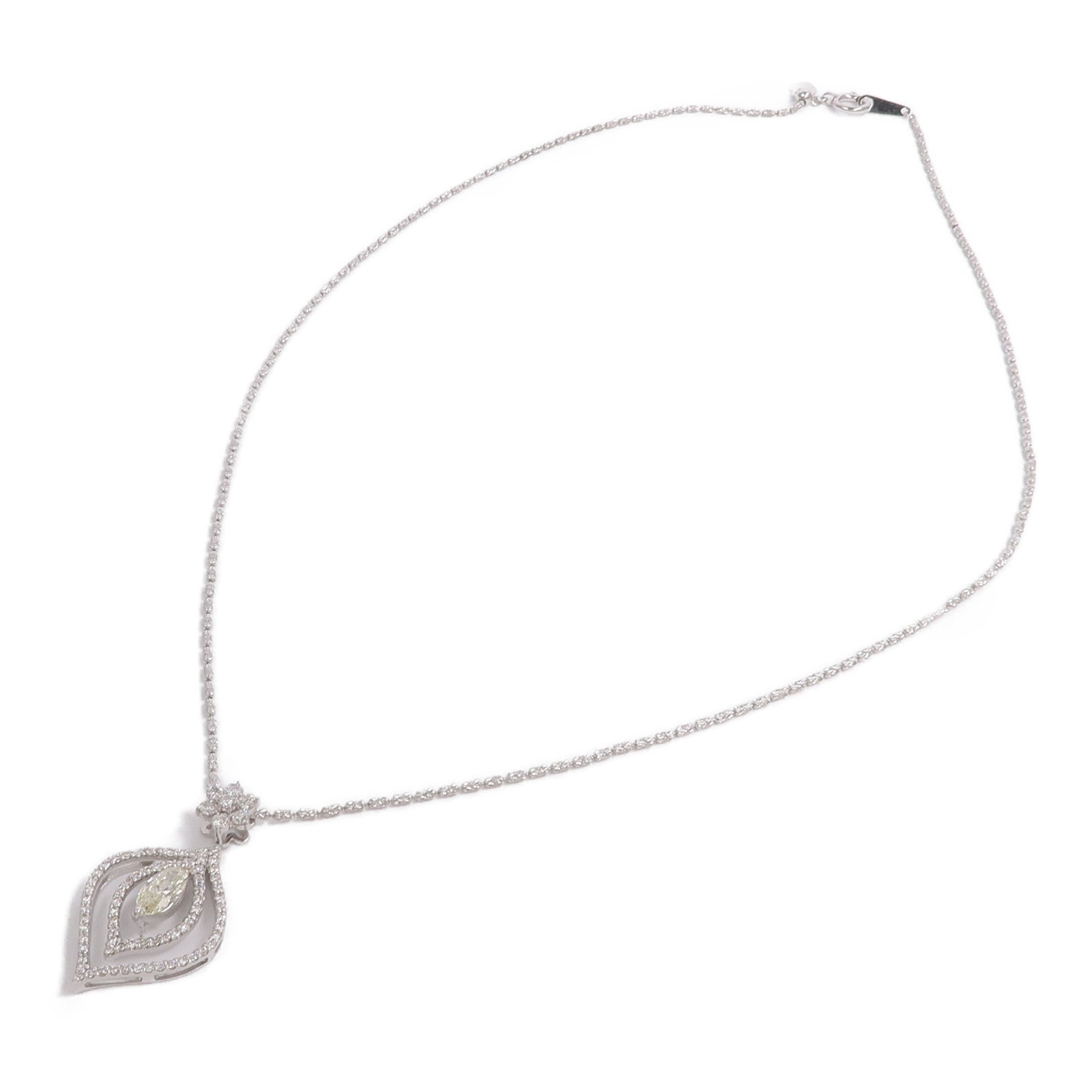 JEWELRY 【激減優惠】18K白金Diamond Necklace鑽石項鍊