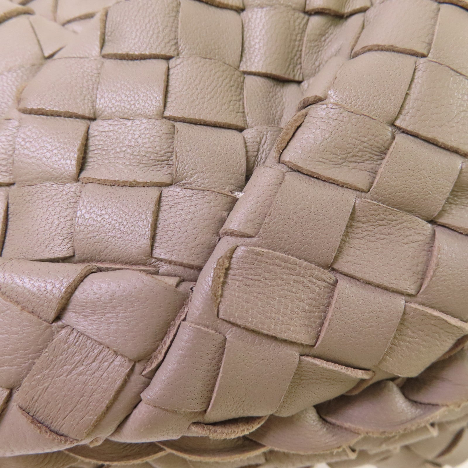 BOTTEGA VENETA 織紋皮革Shoulder Bag肩背袋灰色