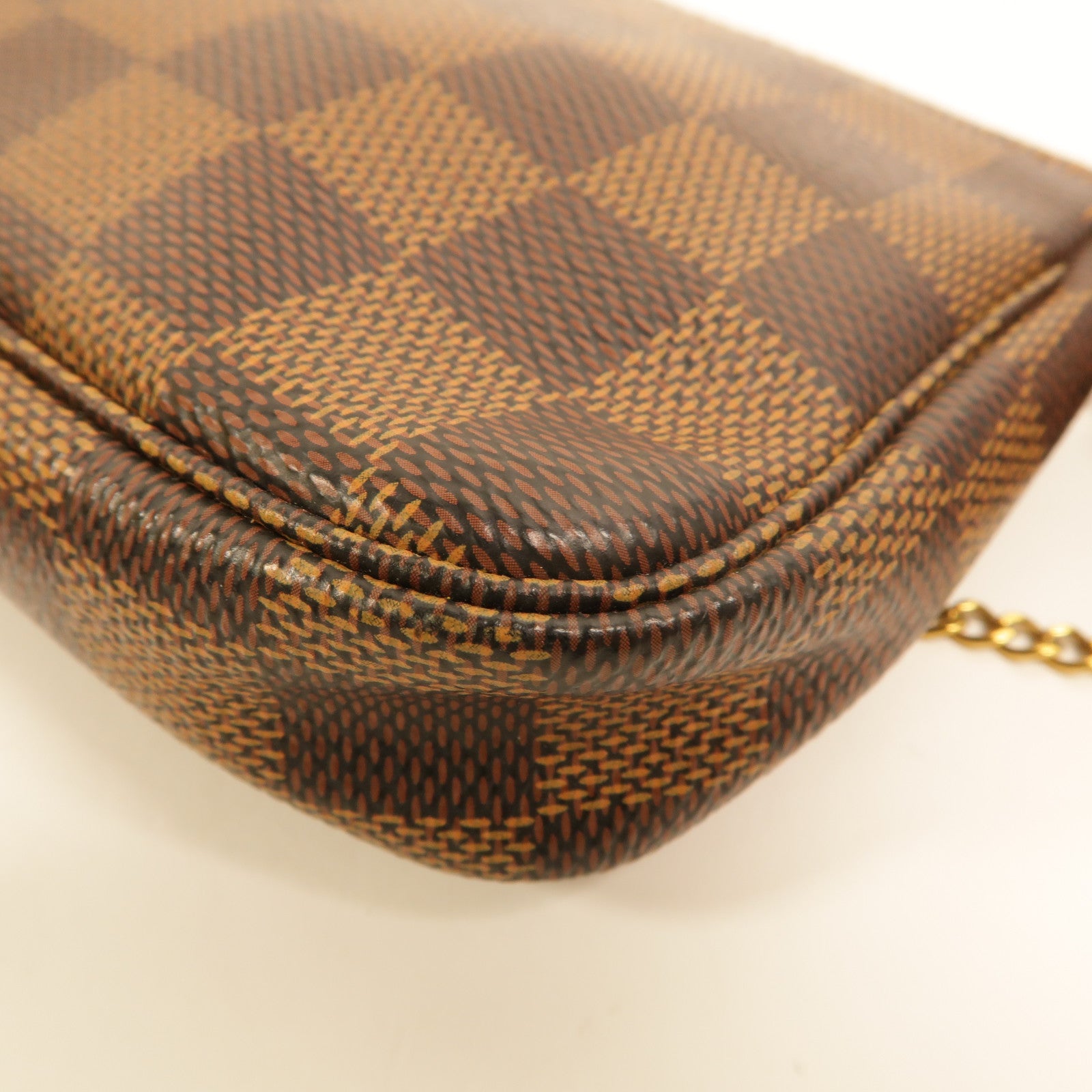 LOUIS VUITTON Damier Mini Pochette Accessoires手挽袋