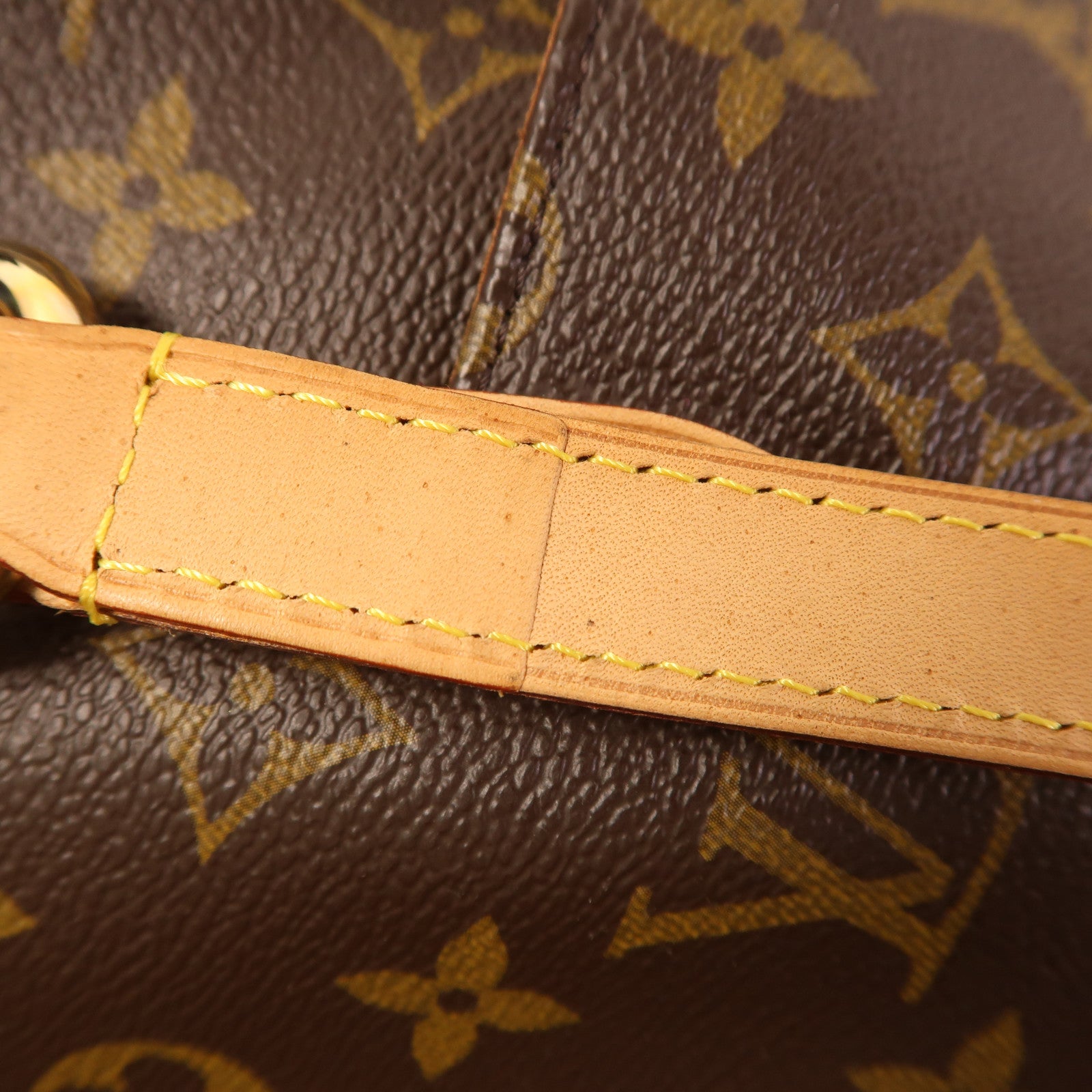 LOUIS VUITTON Monogram Totally MM金扣肩背袋棕色