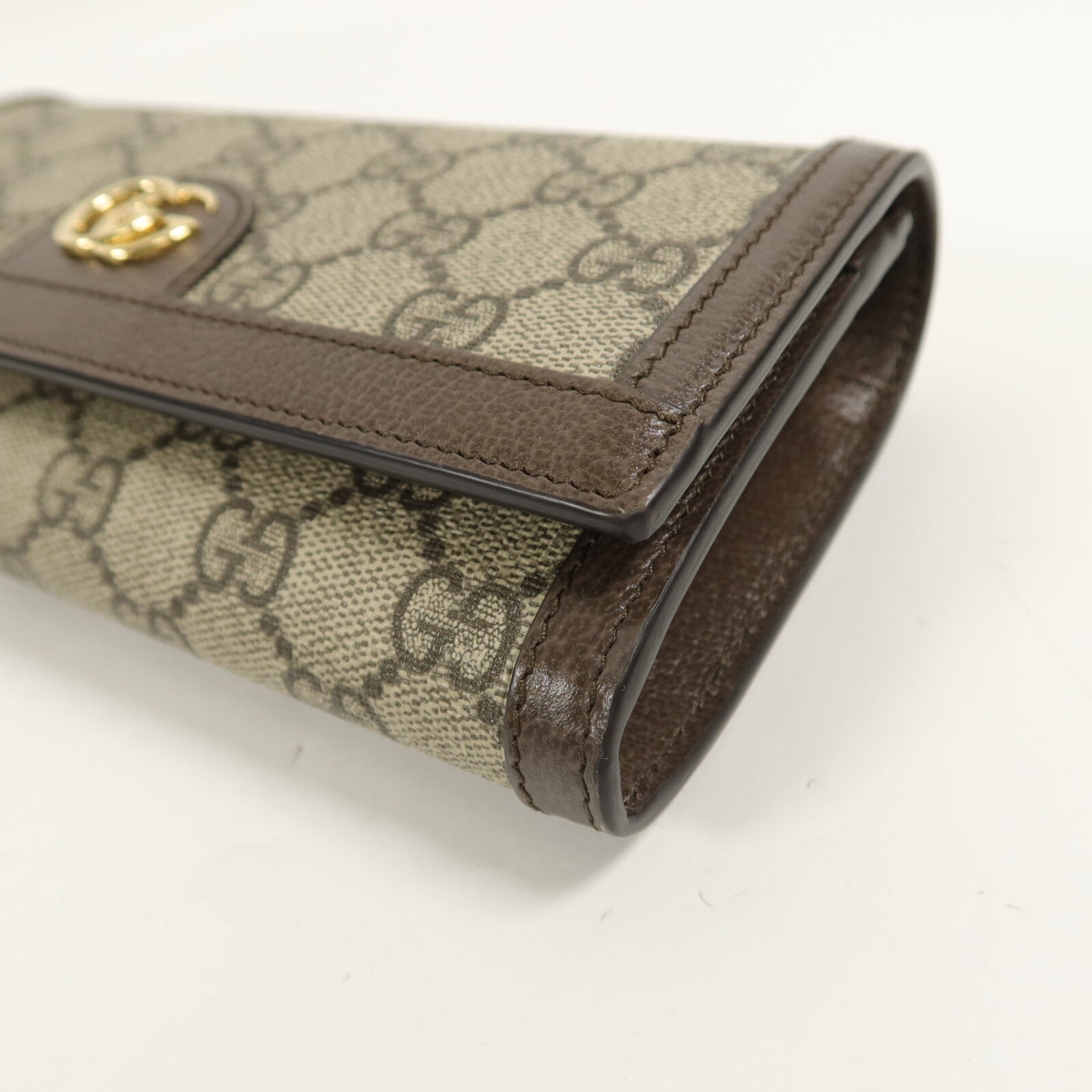 GUCCI 塗層帆布Ophidia Wallet With Chain鏈帶肩背袋
