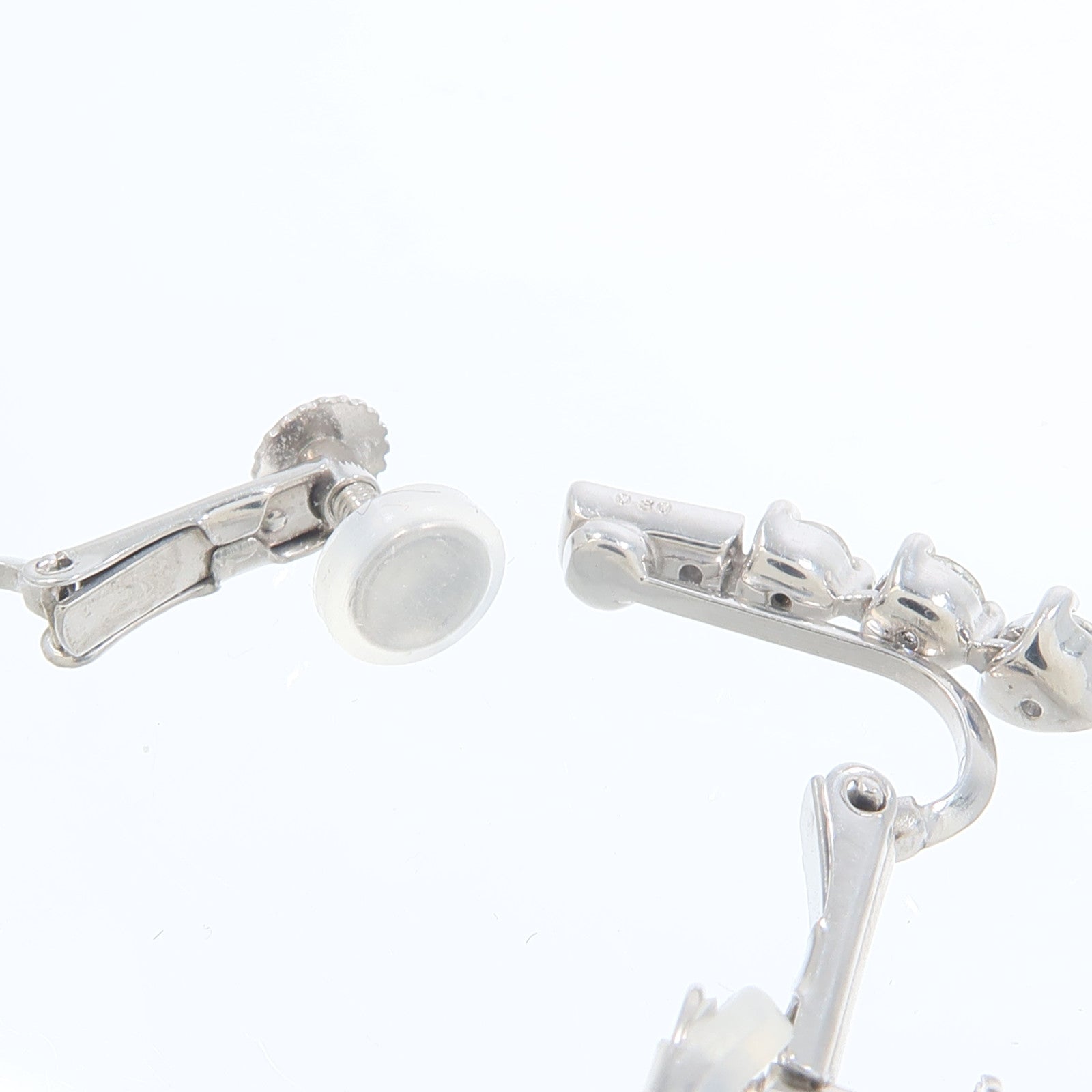 JEWELRY 18K/14K白金Diamond Earrings鑽石耳環