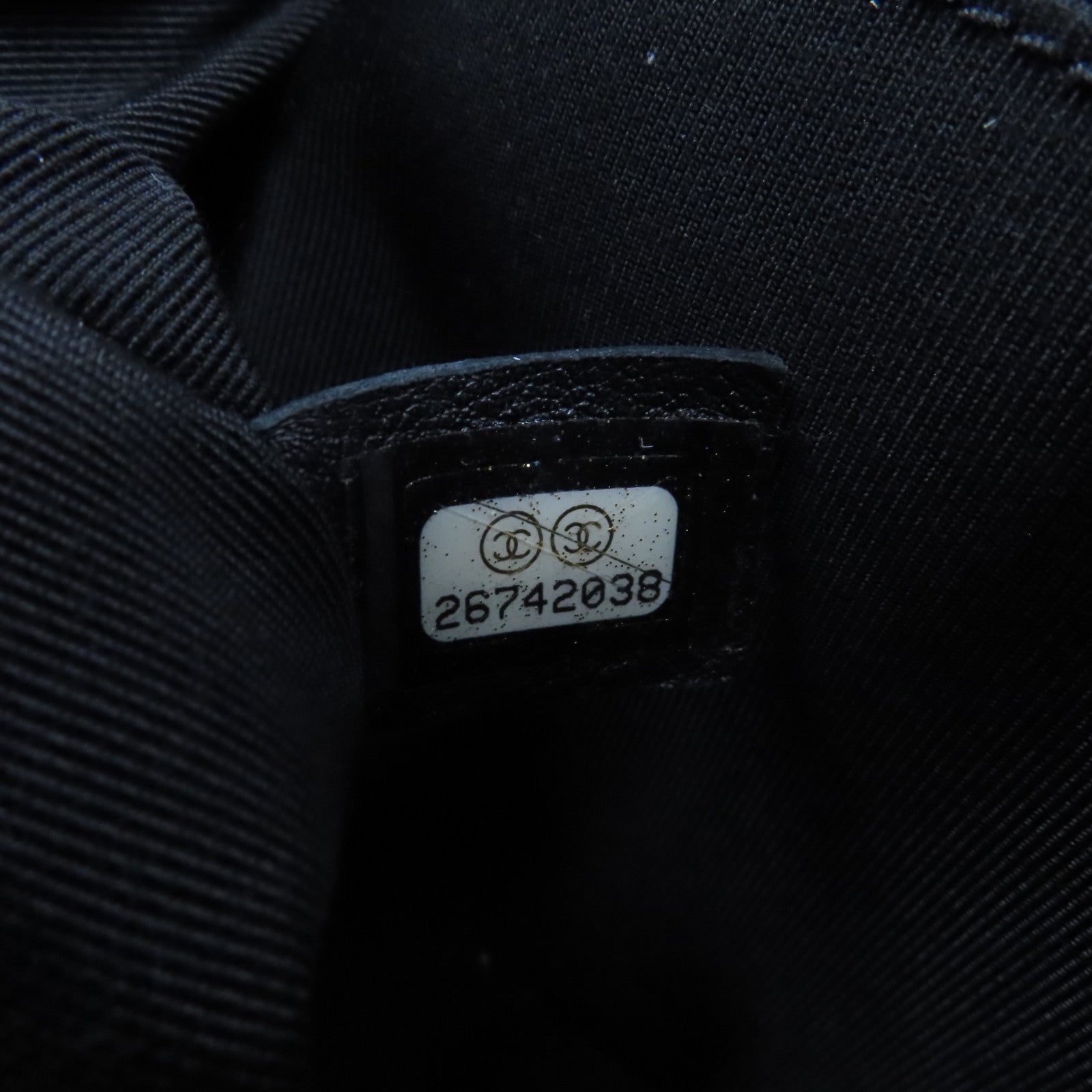 CHANEL 【激減優惠】菱格羊皮皮革Boy 25銀扣鏈帶肩背袋黑色