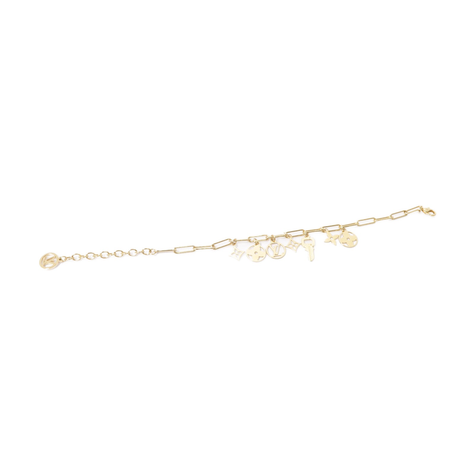 LOUIS VUITTON 金屬Bracelet手鏈金色