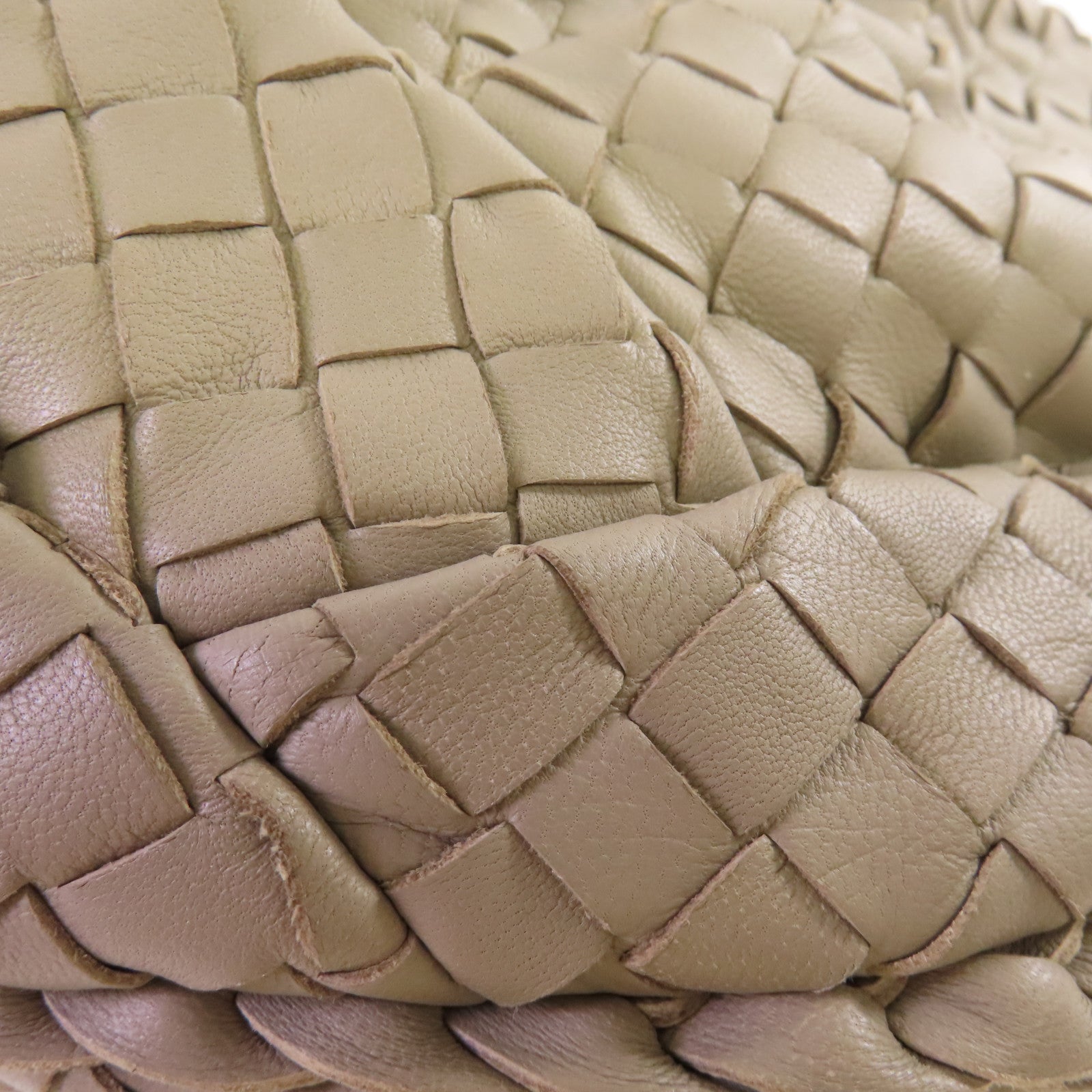 BOTTEGA VENETA 織紋皮革Shoulder Bag肩背袋灰色