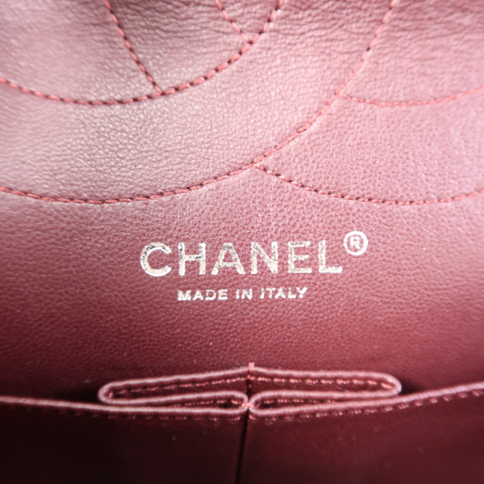 CHANEL 牛皮皮革2.55 Maxi銀扣鏈帶肩背袋