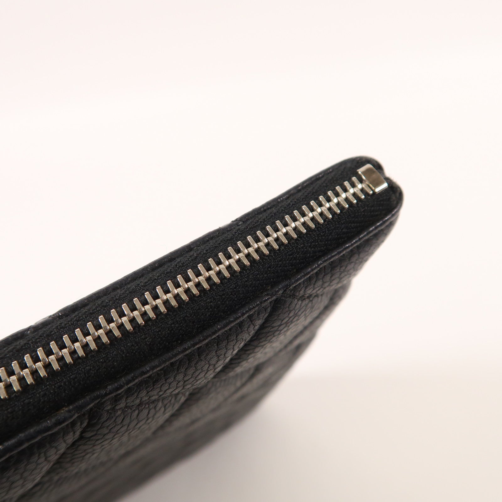 CHANEL 牛皮皮革Clutch Bag銀扣手拿包