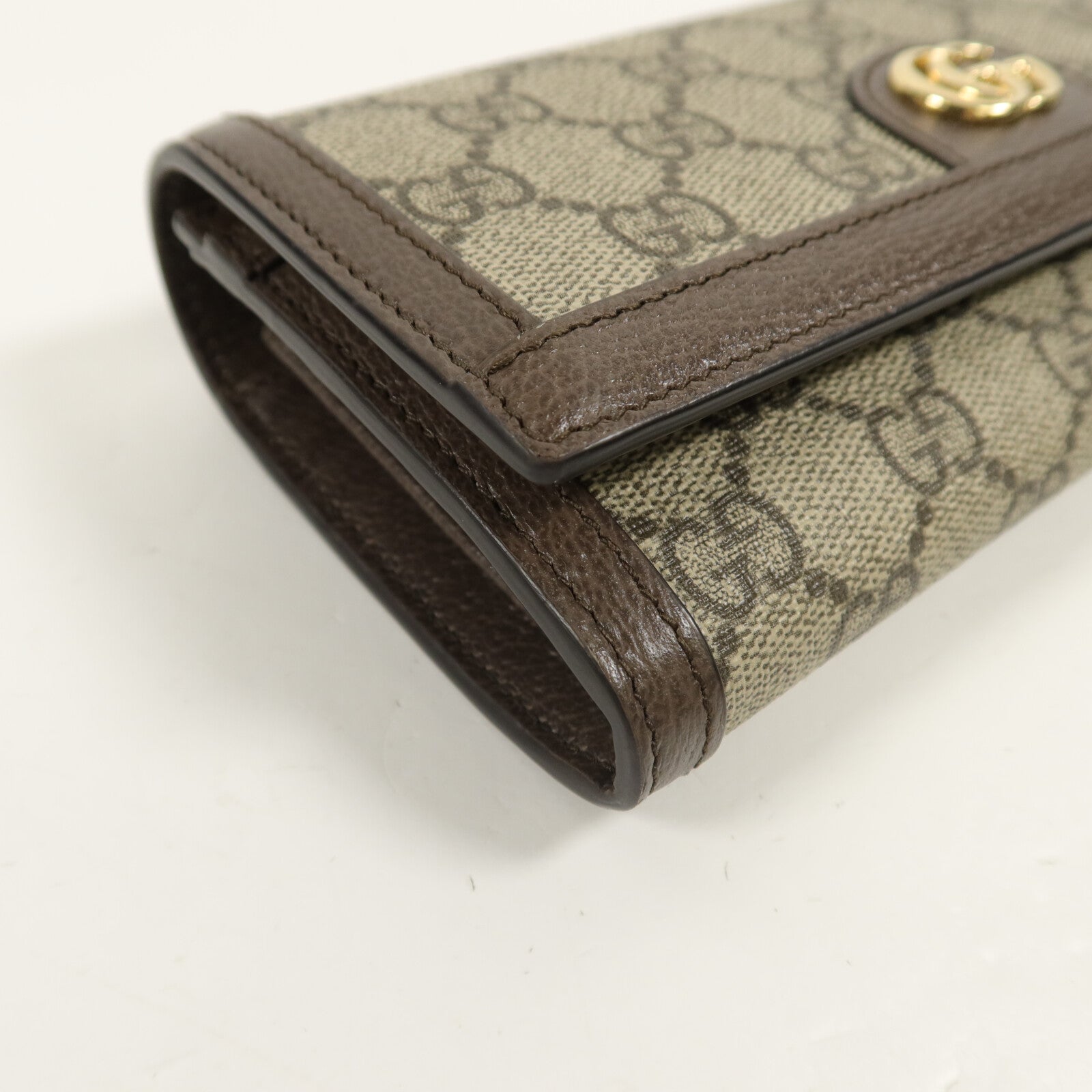 GUCCI 塗層帆布Ophidia Wallet With Chain鏈帶肩背袋