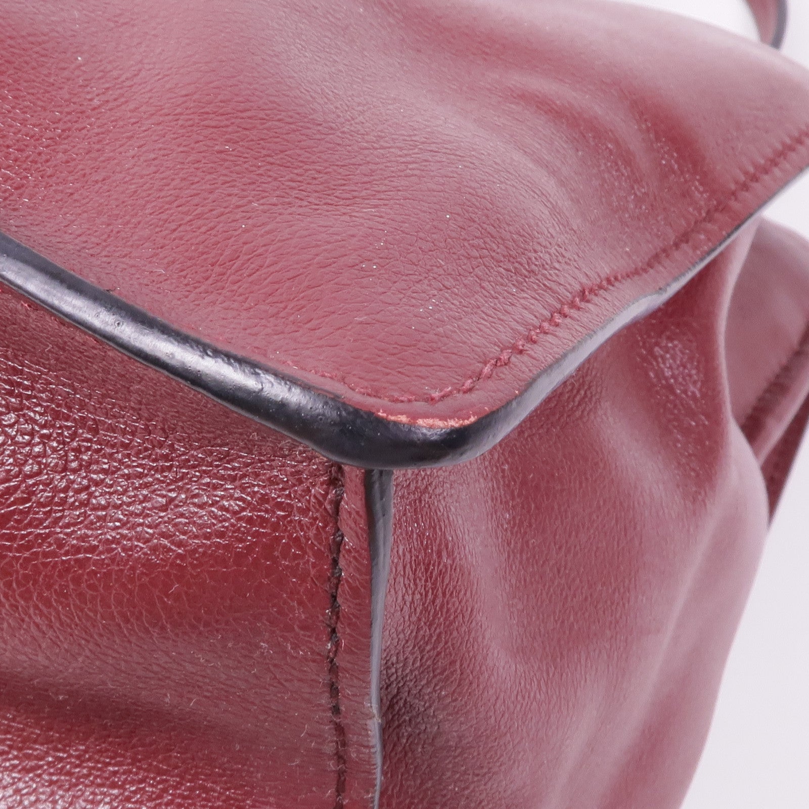 PRADA 牛皮皮革Shoulder Tote金扣肩背袋/手挽袋