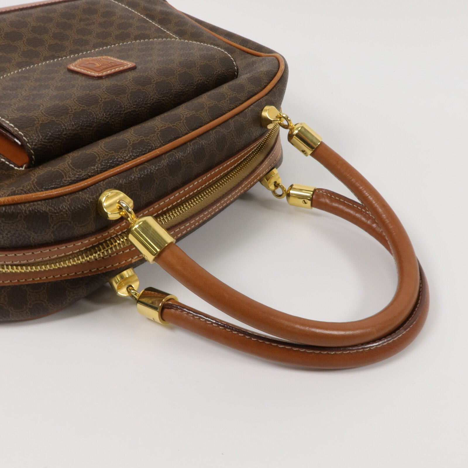 CELINE 塗層帆布Macadam Vintage Hand Bag手挽袋