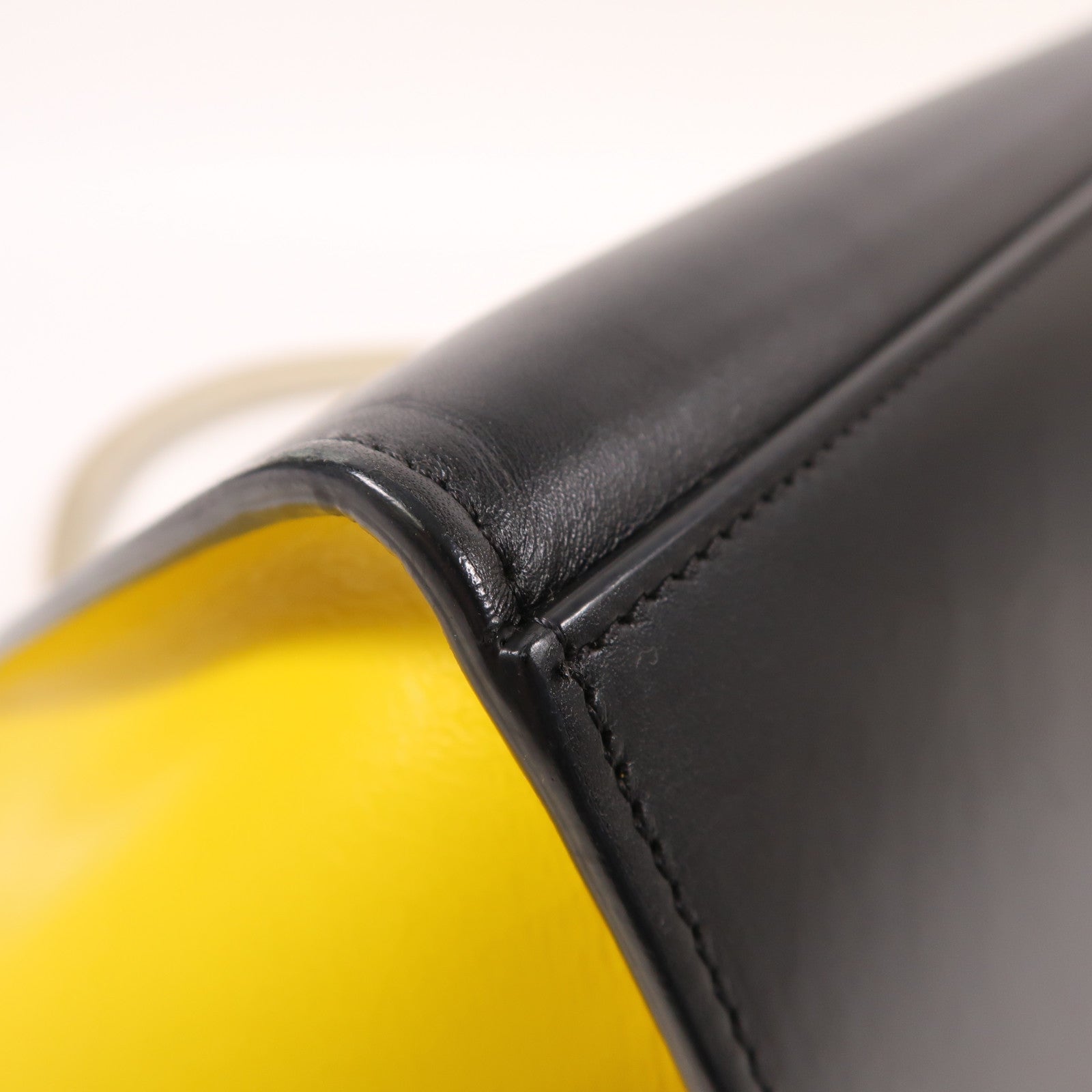 CELINE 牛皮皮革Trapeze銀扣手挽肩背兩用袋