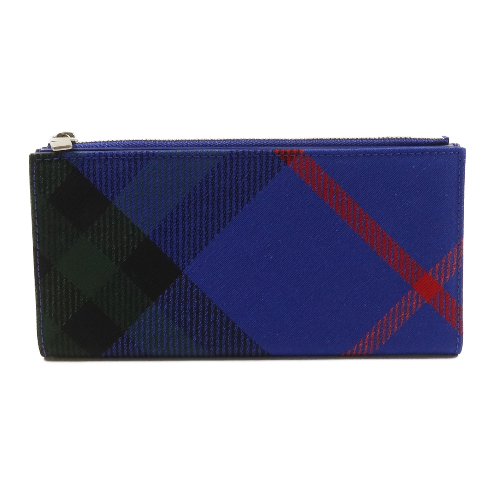 BURBERRY 棉質/聚氨酯/羊皮皮革Bifold Wallet長錢包