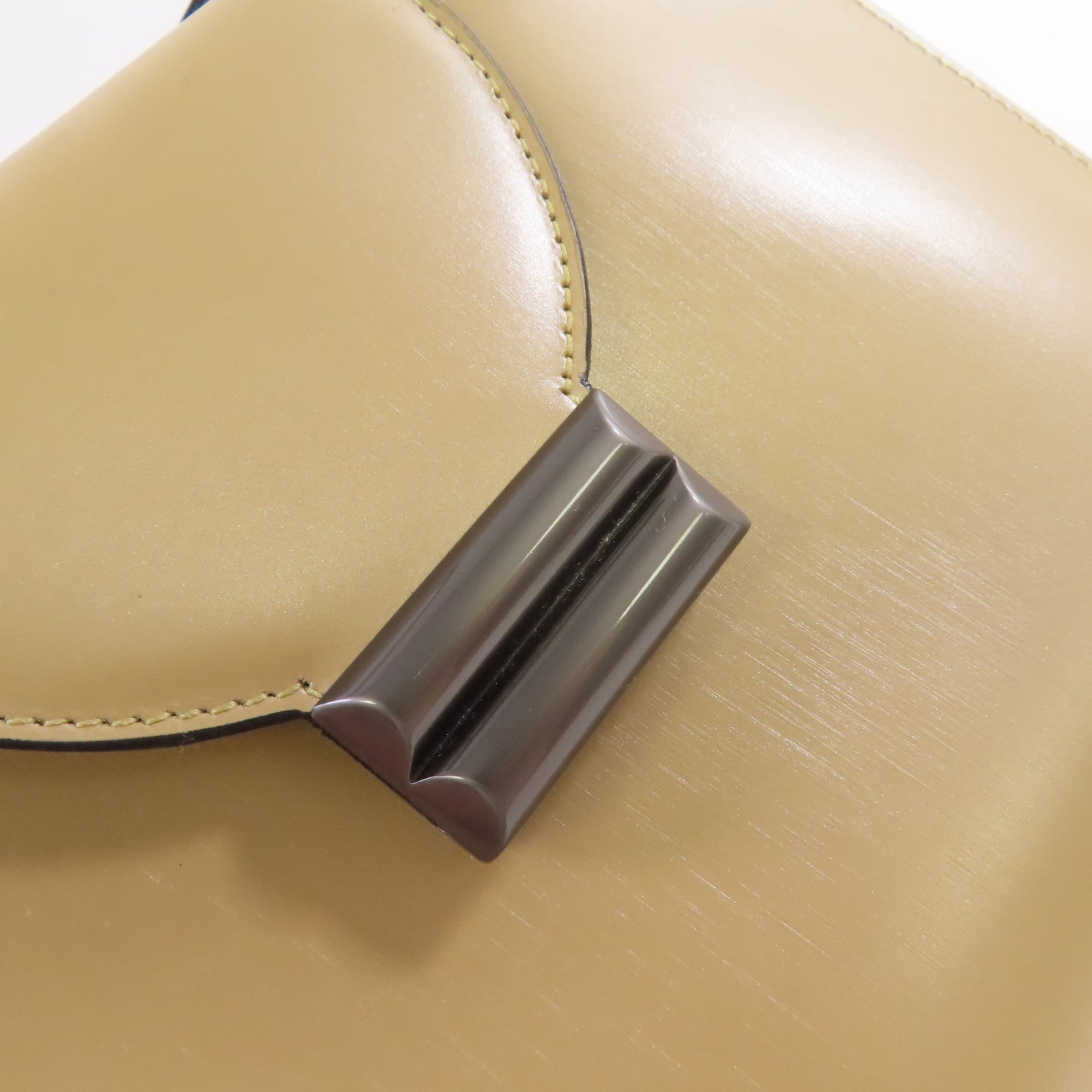BALLY 牛皮皮革Handbag手挽袋杏色