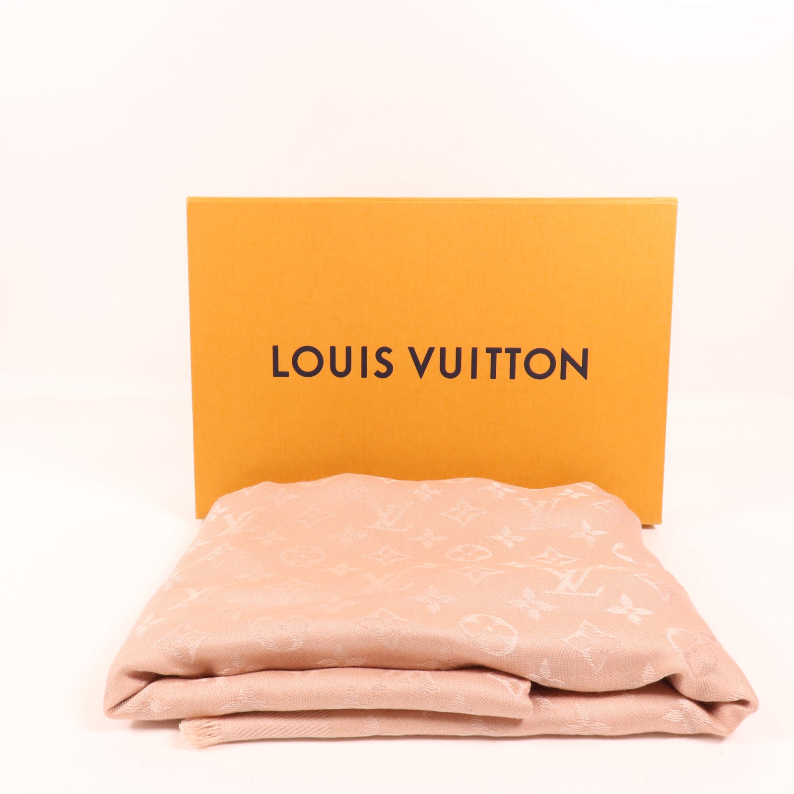 LOUIS VUITTON 絲質/羊毛Scarf圍巾