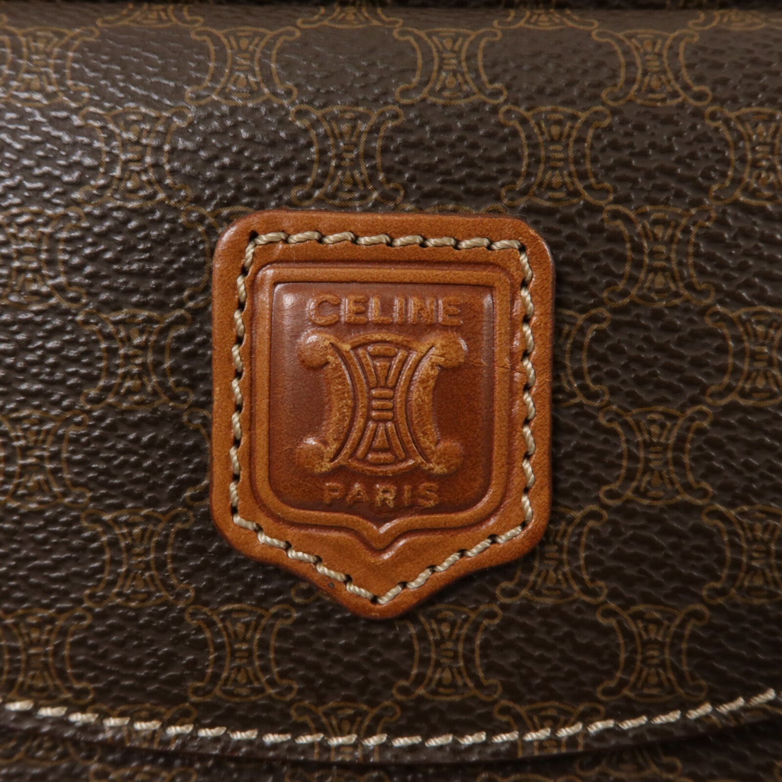 CELINE 塗層帆布Macadam Vintage Hand Bag手挽袋