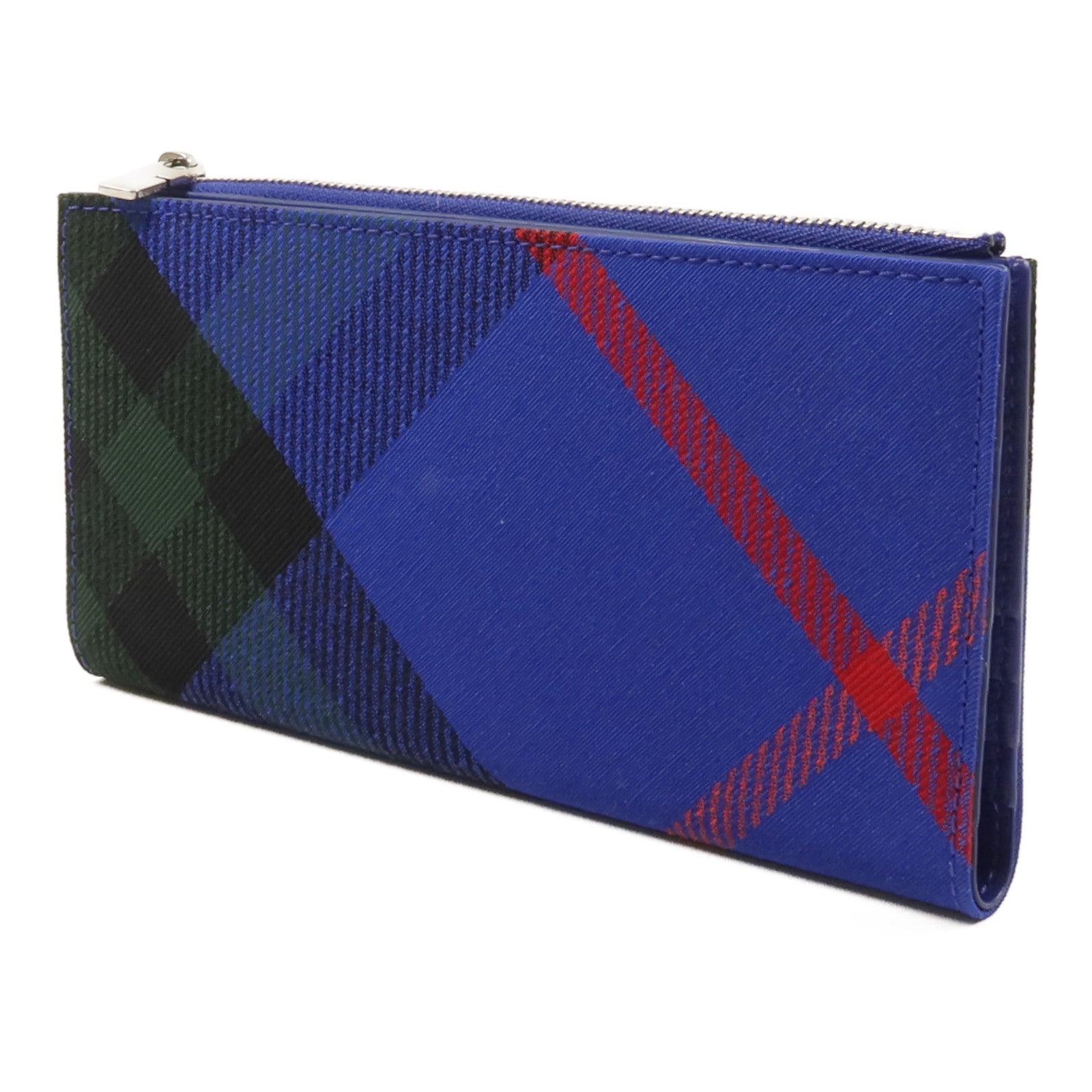 BURBERRY 棉質/聚氨酯/羊皮皮革Bifold Wallet長錢包