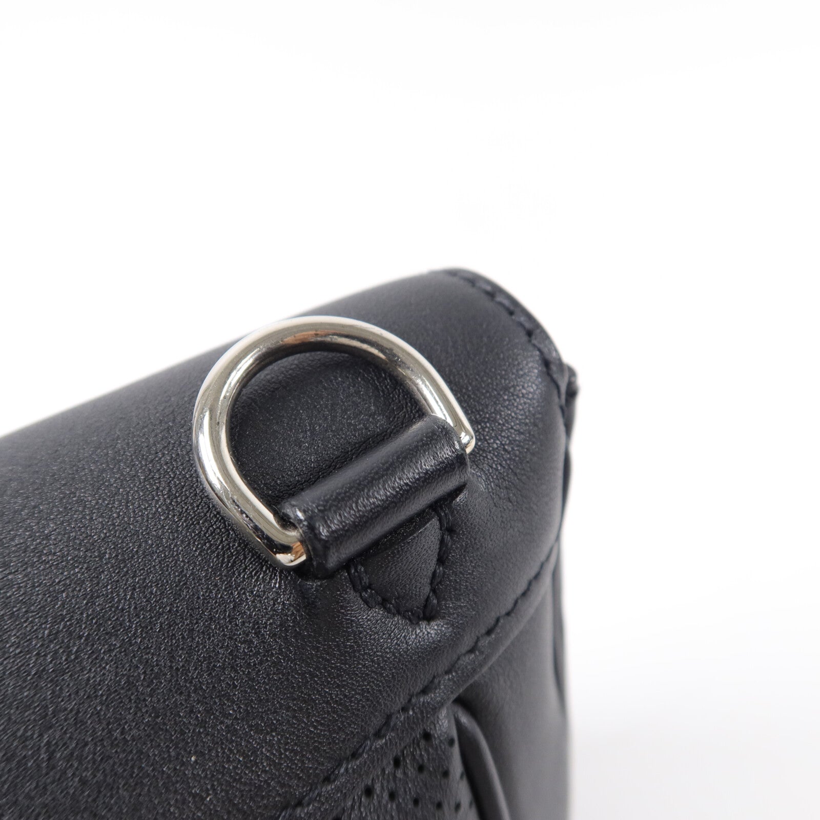 HERMES Swift皮革Berline Mini肩背袋Noir