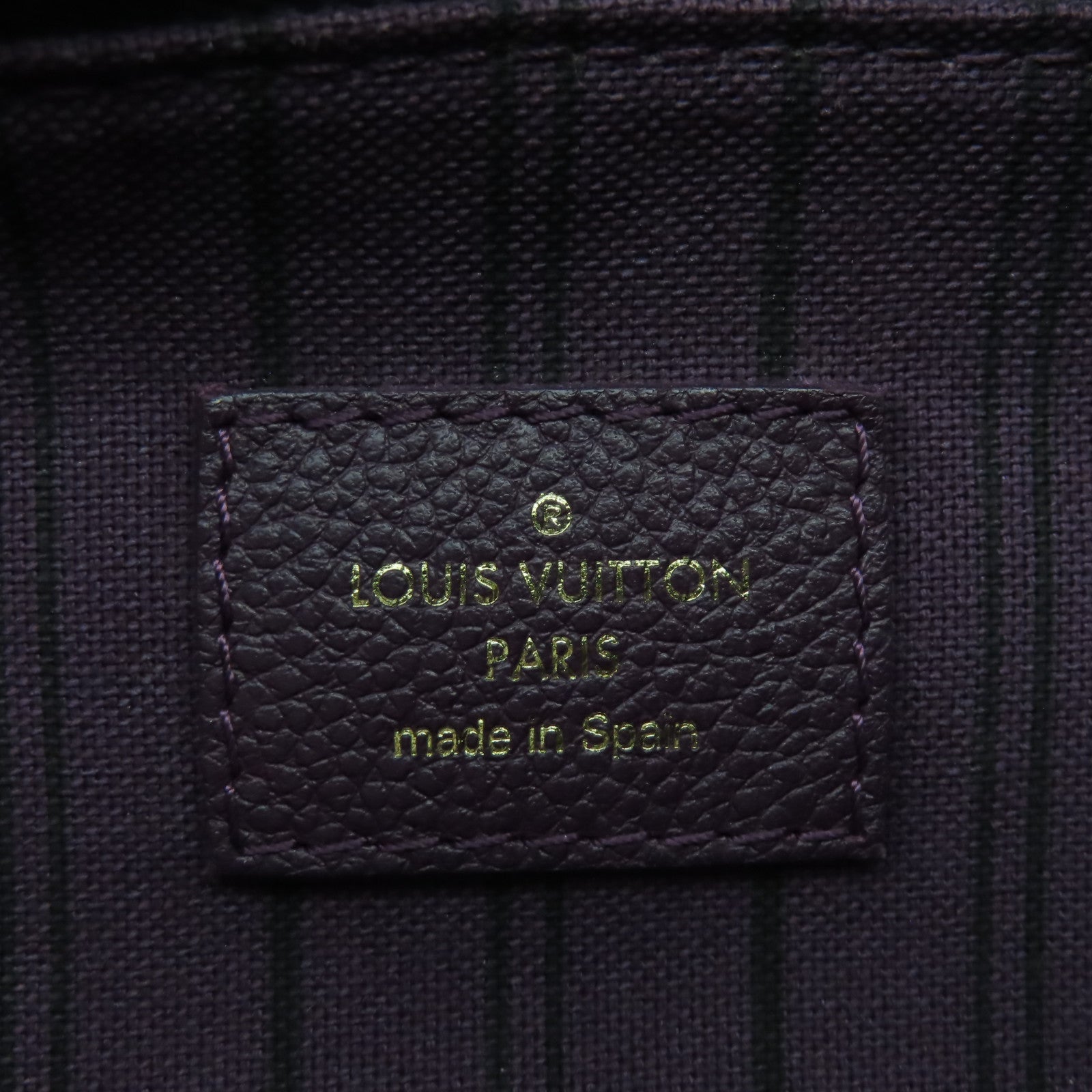 LOUIS VUITTON 【激減優惠】Monogram Empreinte Citadine PM Shoulder Bag金扣肩背袋紫色